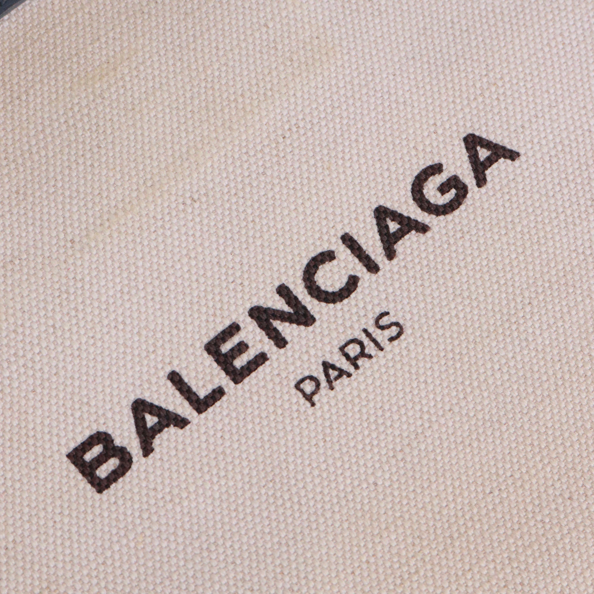 BALENCIAGA - Balenciaga Ville clutch in gray canvas and leather