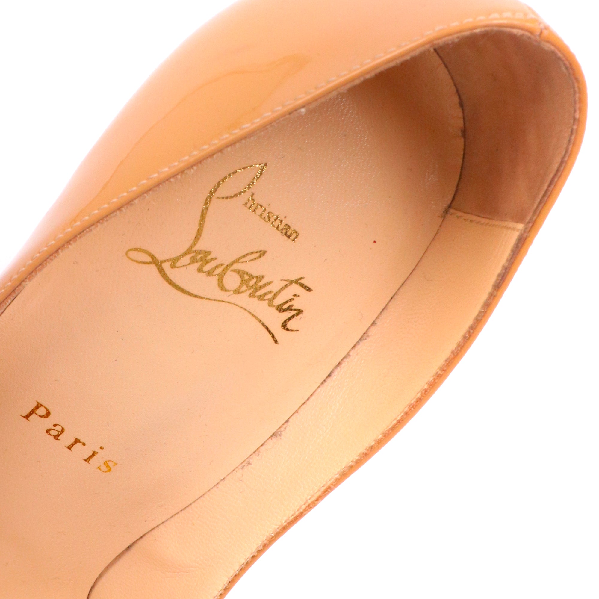 LOUBOUTIN - Louboutin So Kate pumps in black smooth leather and silver studs (T38)