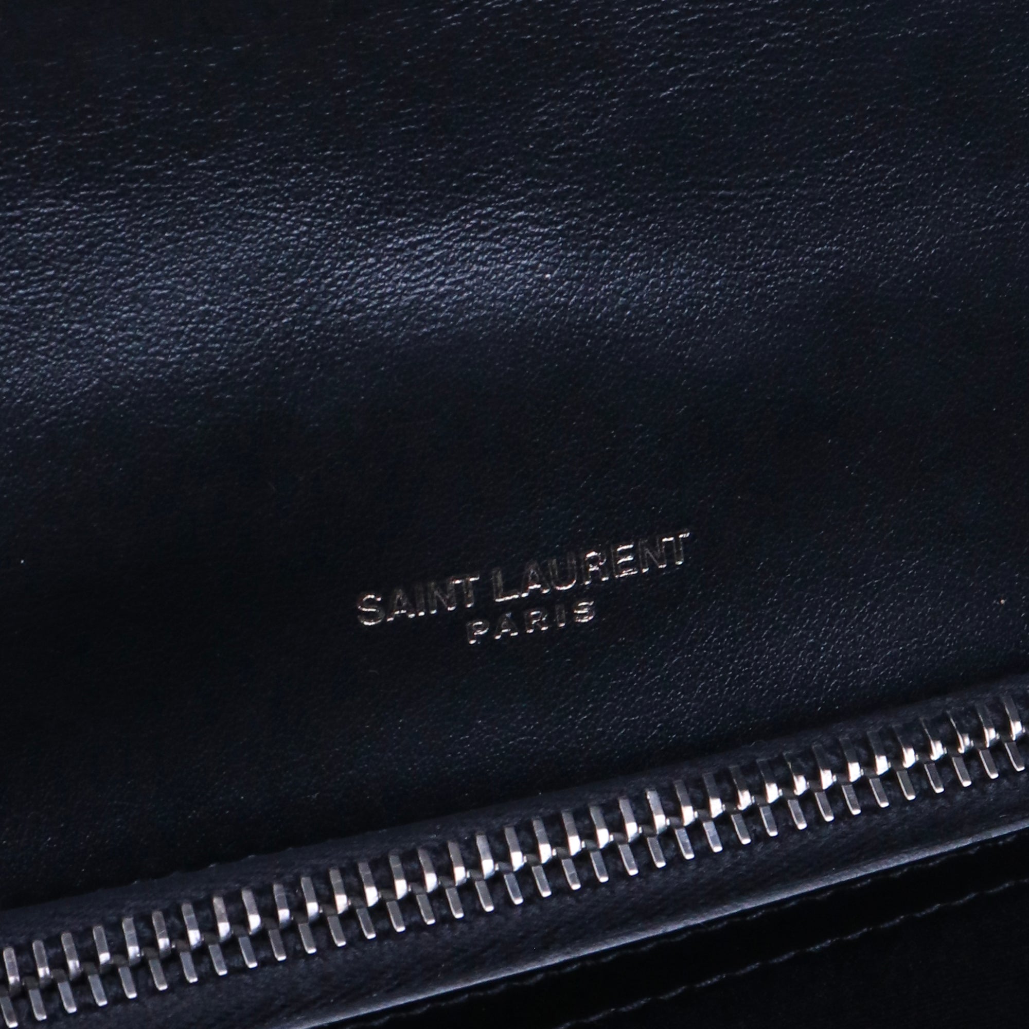 SAINT LAURENT - Sac à bandoulière Collège Medium Saint Laurent en toile bandana rouge