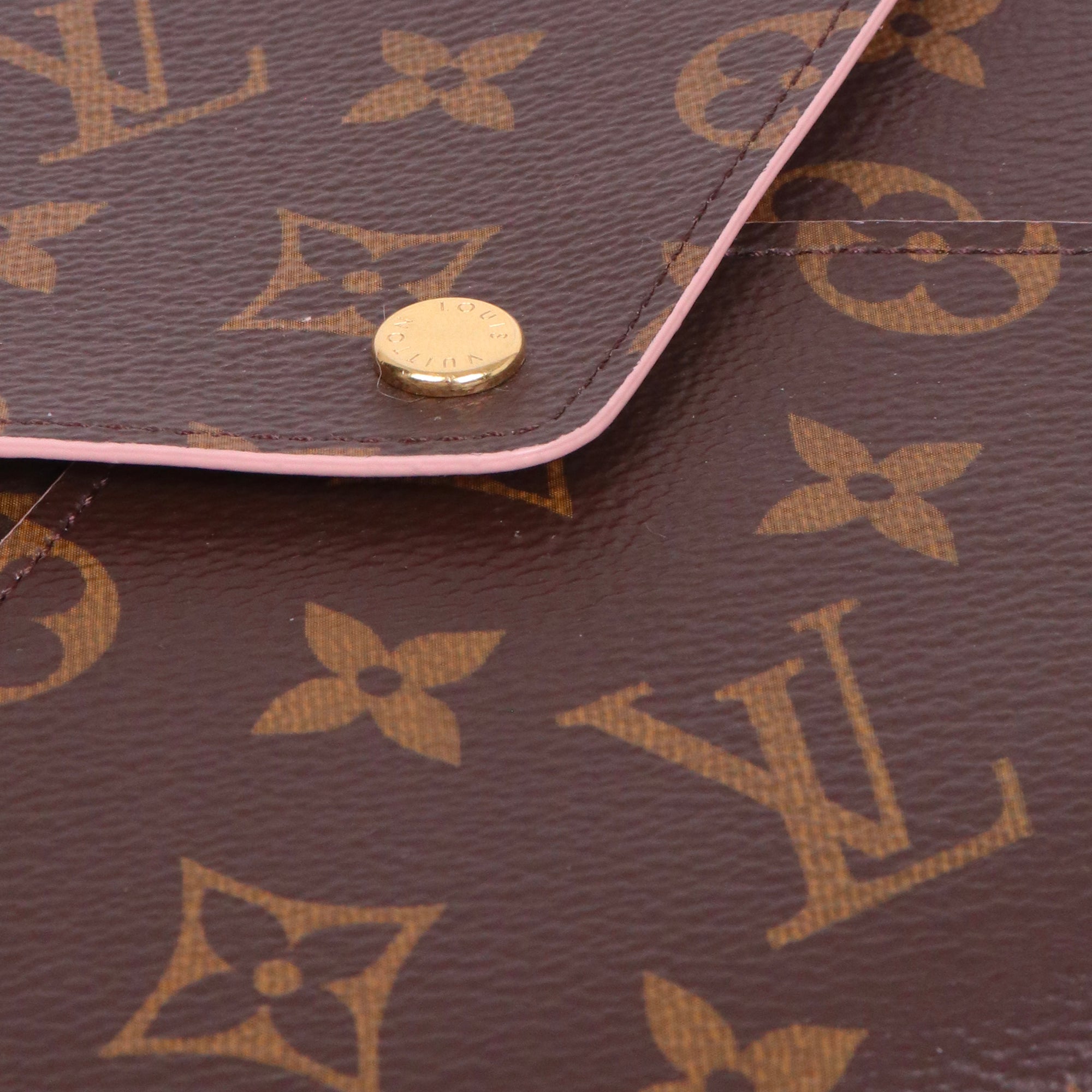 LOUIS VUITTON - Pochette Kirigami GM Louis Vuitton en toile monogrammée marron