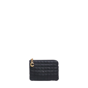 CELINE - Porte-monnaie C Charm Celine en cuir noir