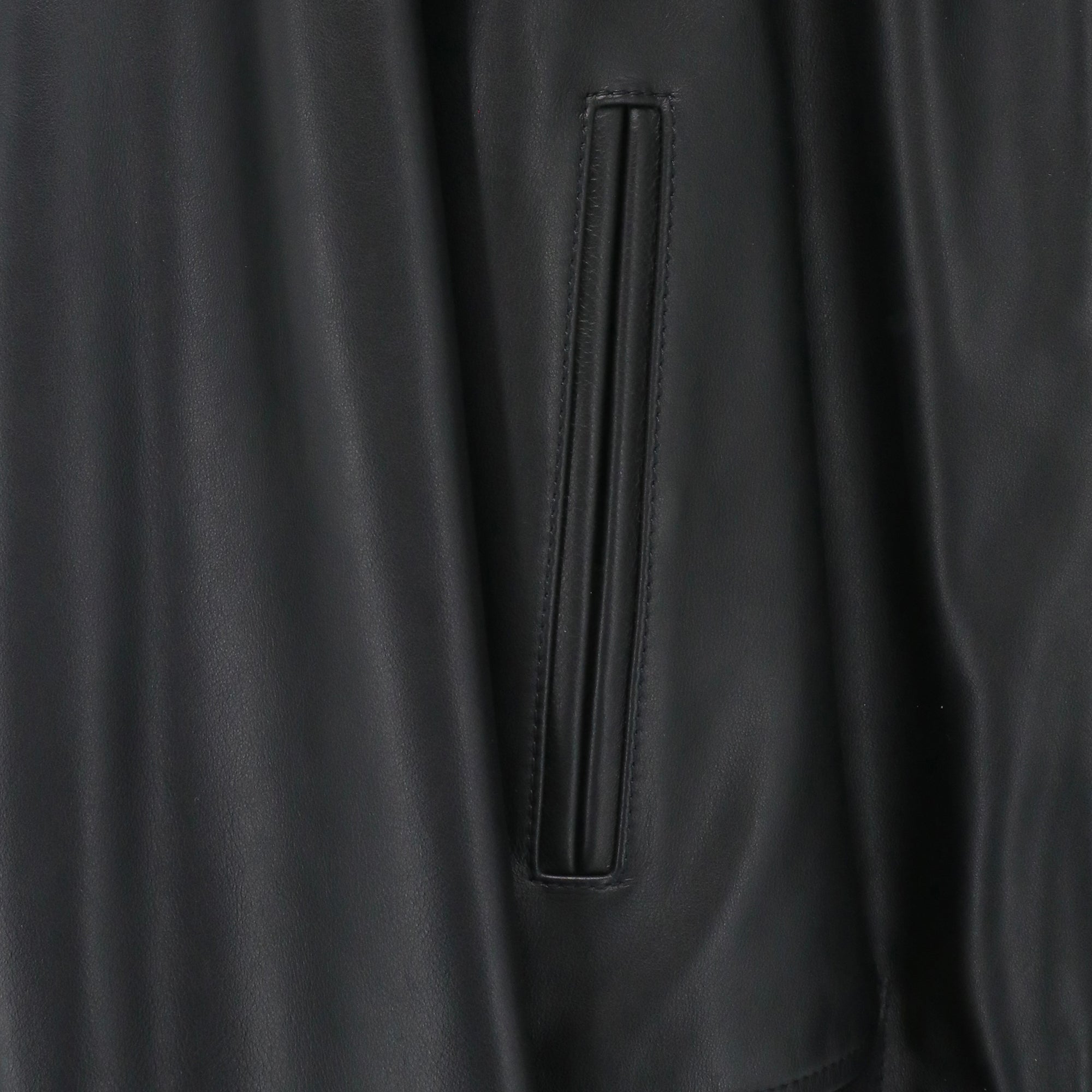 DIOR - Blouson Dior en cuir noir (T46)