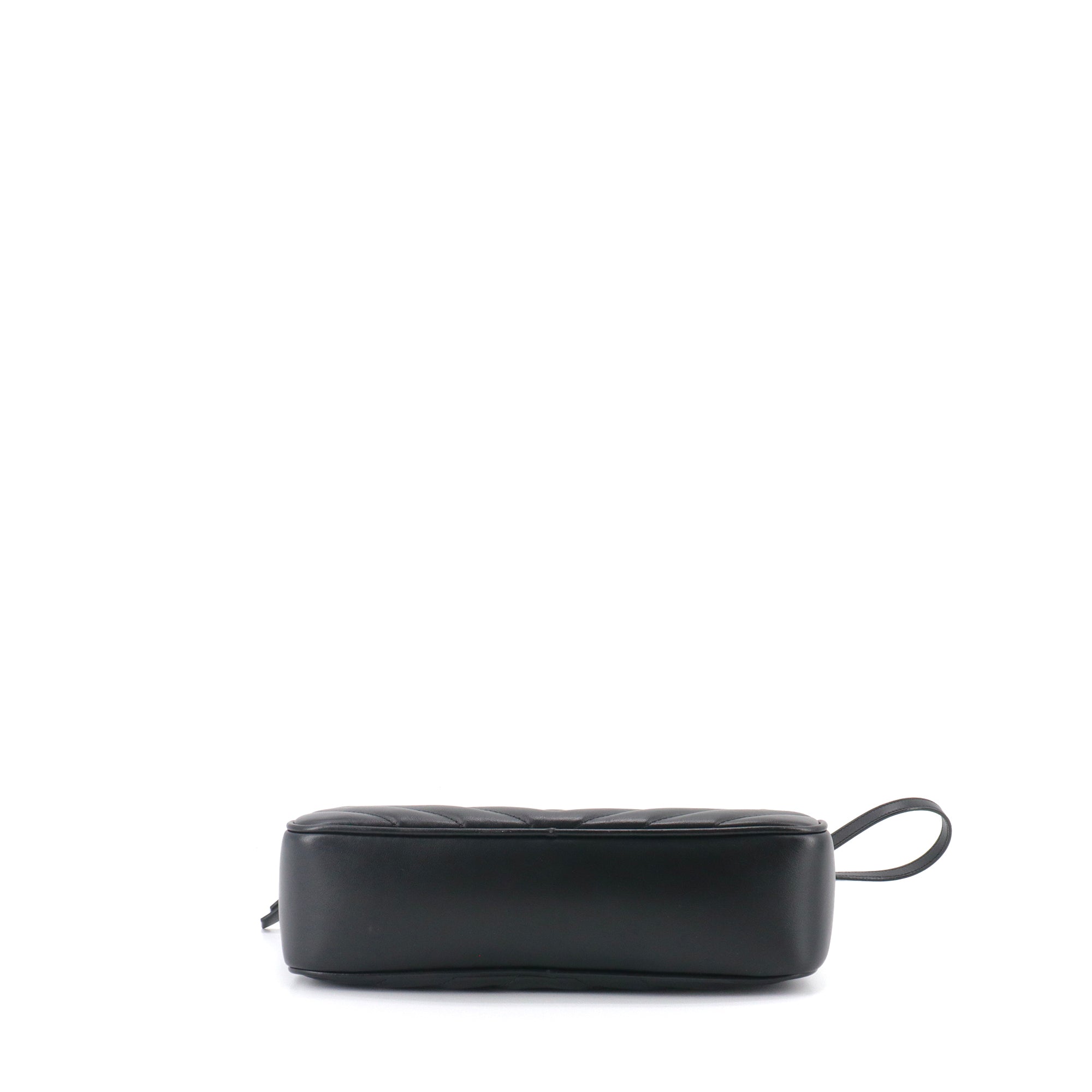 SAINT LAURENT - Saint Laurent Loulou small shoulder bag in black quilted leather