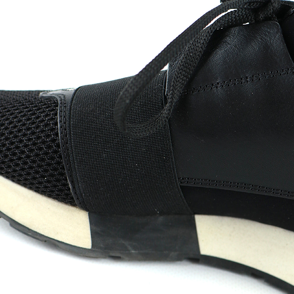 BALENCIAGA - Sneakers Tess en toile noire (T39)