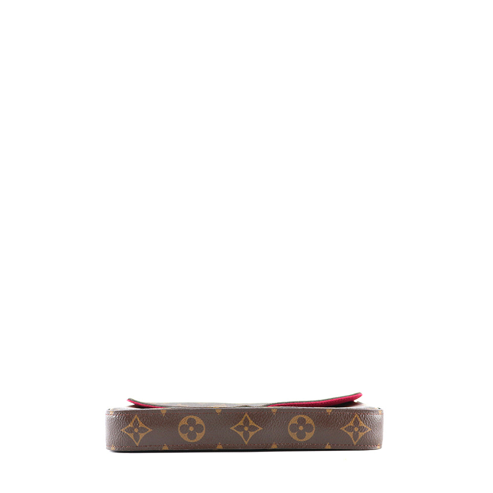 LOUIS VUITTON - Felicie clutch in monogram canvas