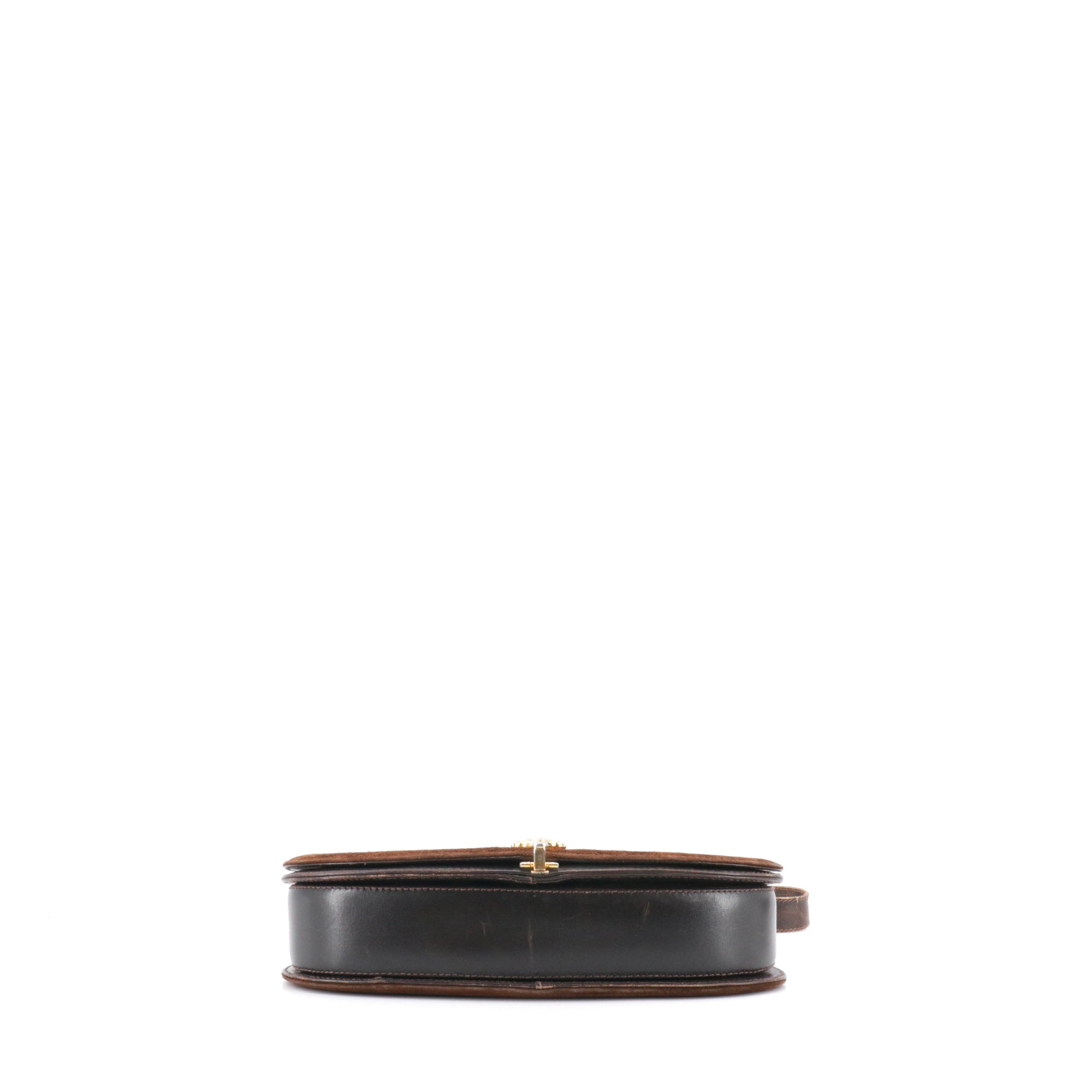 GUCCI - Dionysus super mini shoulder bag in navy blue leather and coated canvas