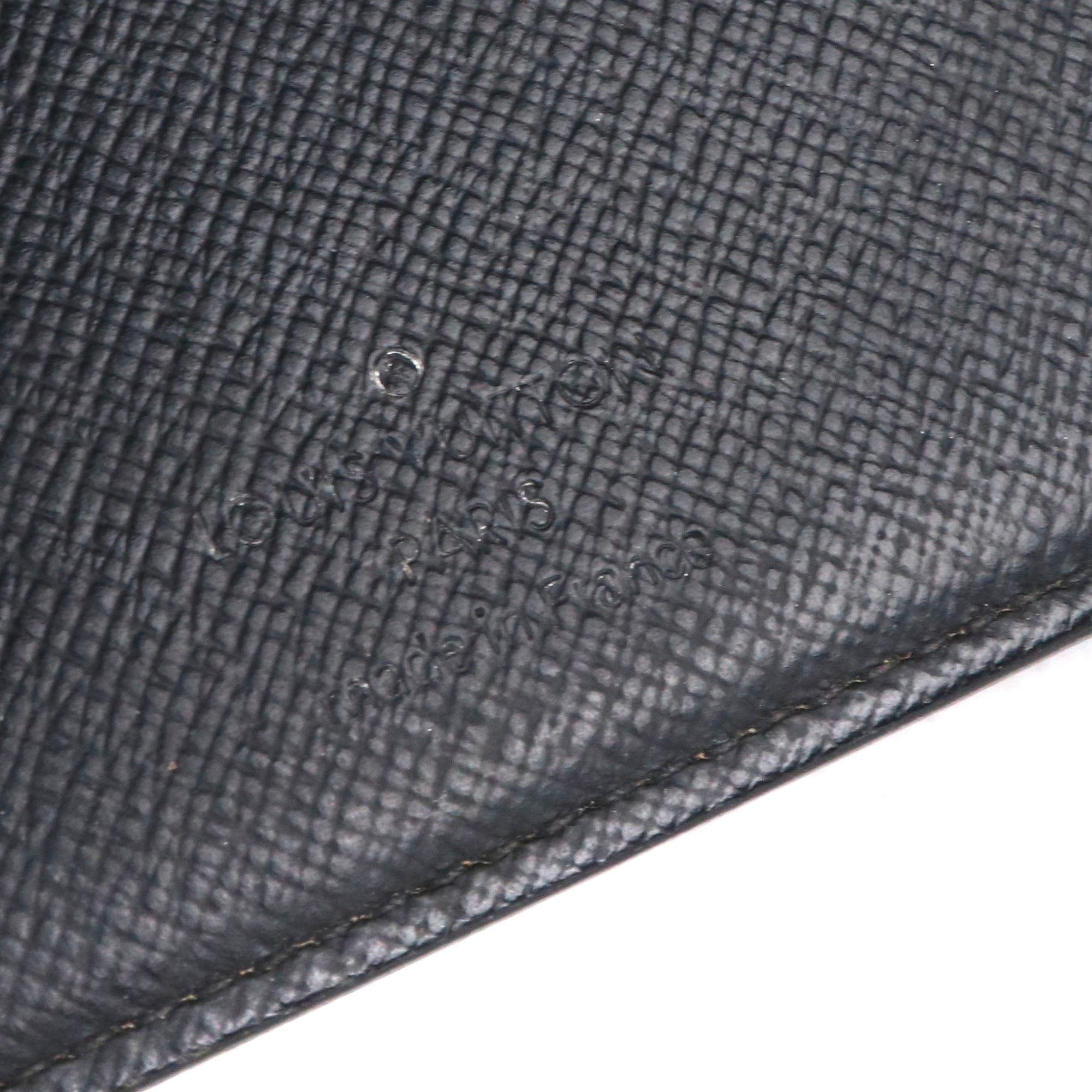 LOUIS VUITTON - Portefeuille Florin Louis Vuitton en toile damier graphite