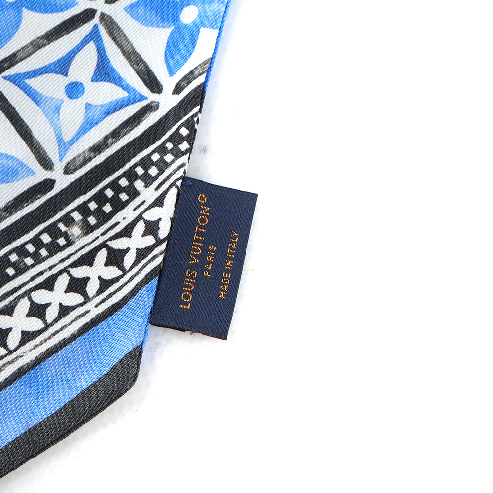 LOUIS VUITTON - Monogram Flower Tile BB silk twilly