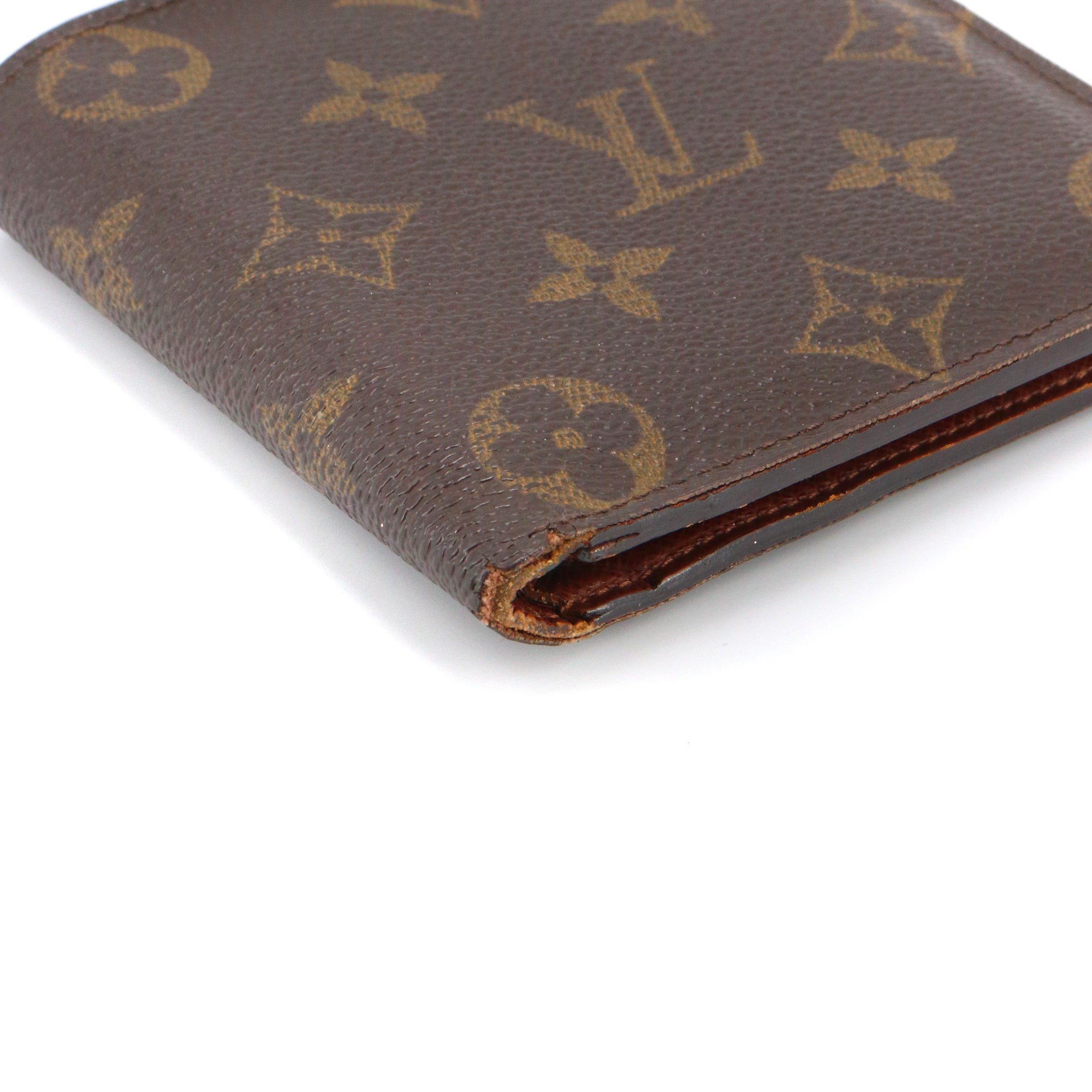 LOUIS VUITTON - Portefeuille Marco Louis Vuitton en toile monogrammée