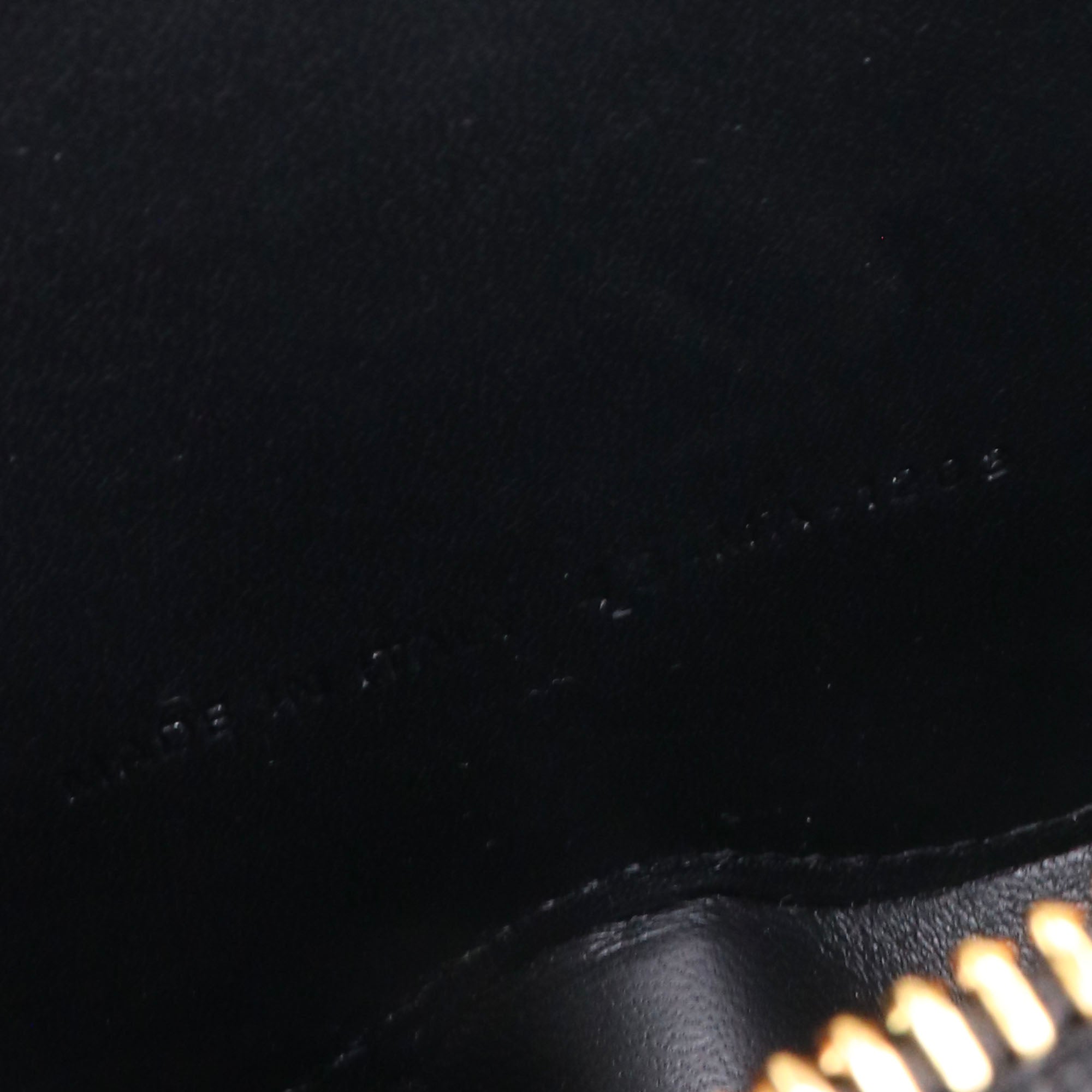 DIOR - Pochette en cuir Papillon Caro Dior en cuir noir