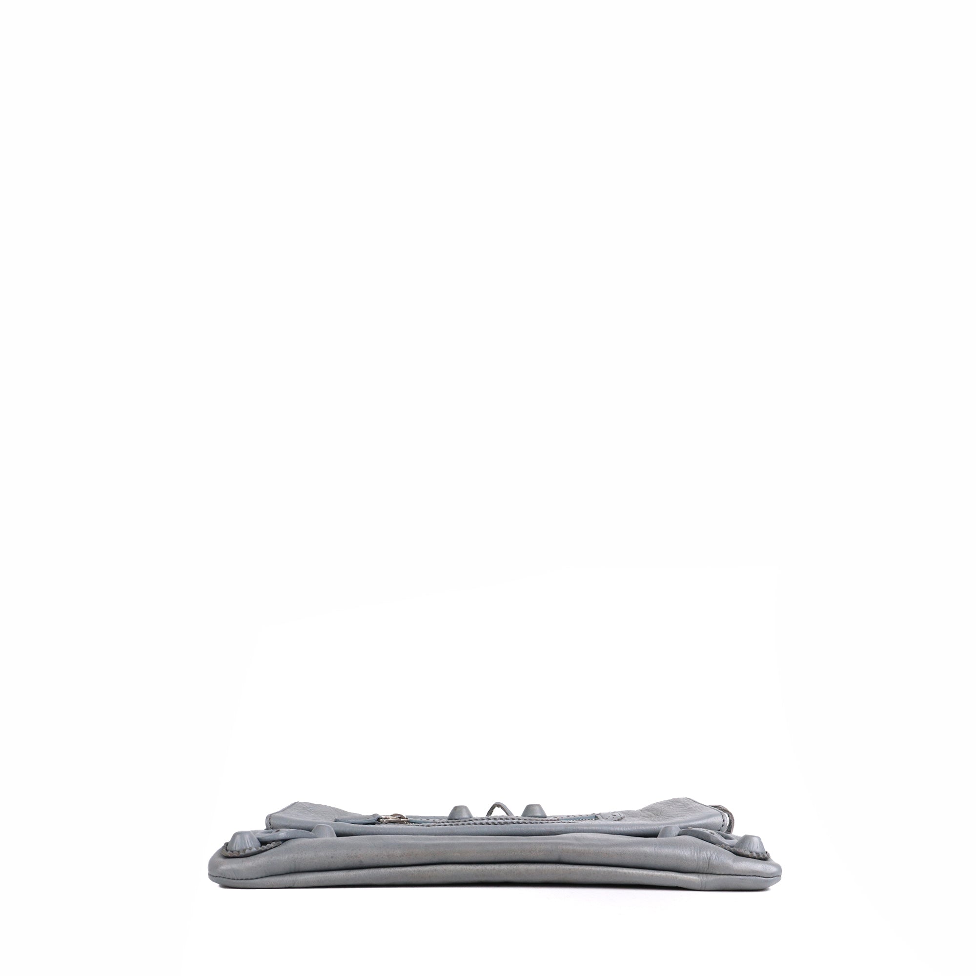 BALENCIAGA - Classic leather clutch