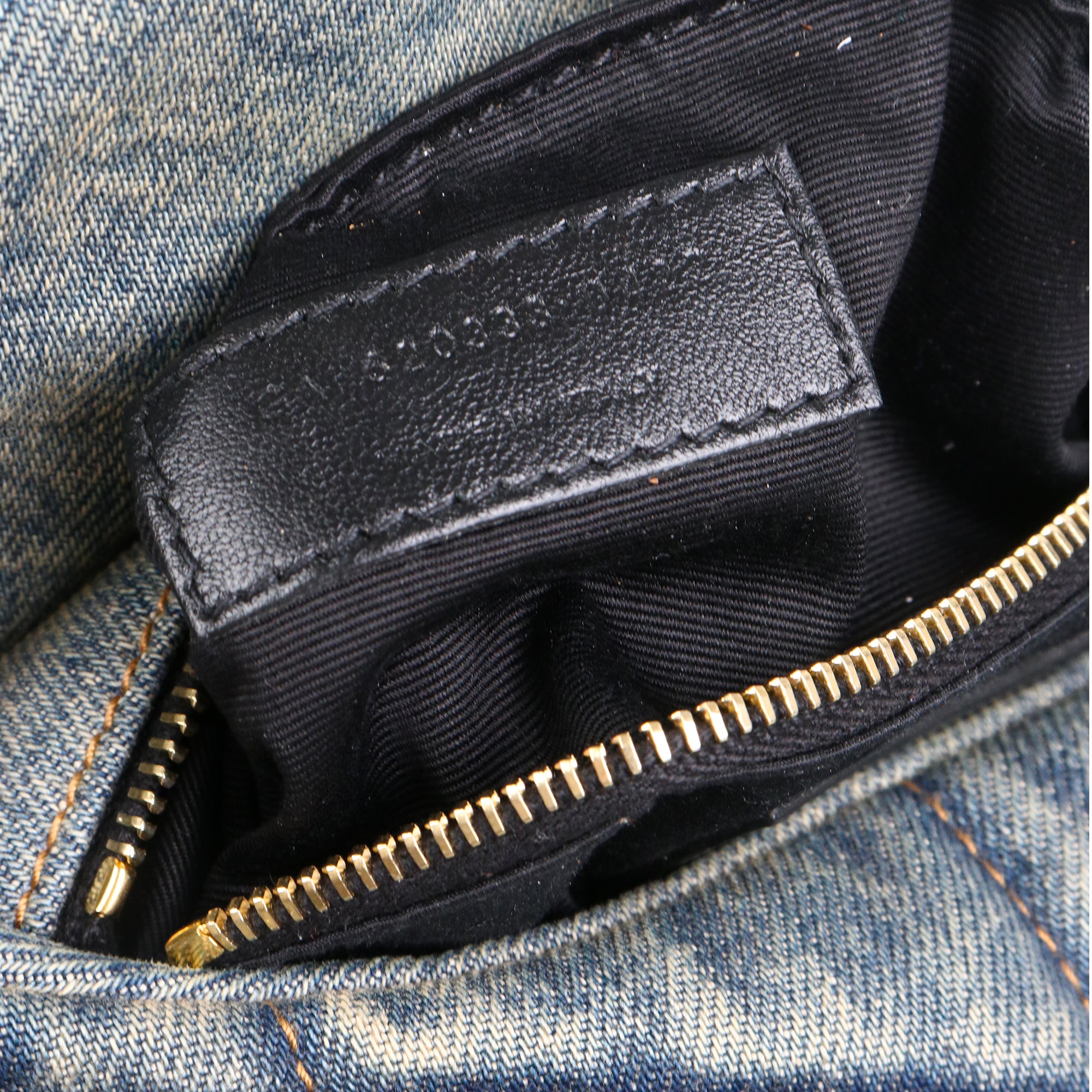 SAINT LAURENT - Sac à bandoulière Puffer Toy Saint Laurent en denim