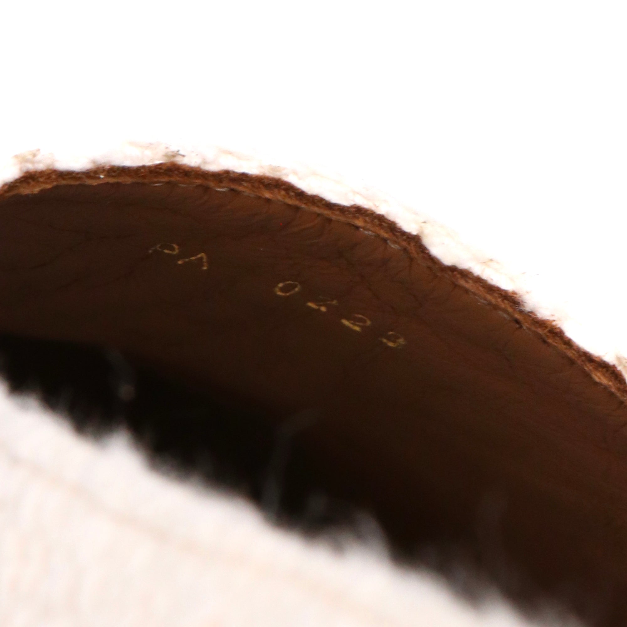 CELINE - Espadrilles Triomphe Celine en tweed et cuir de veau marron (T39)