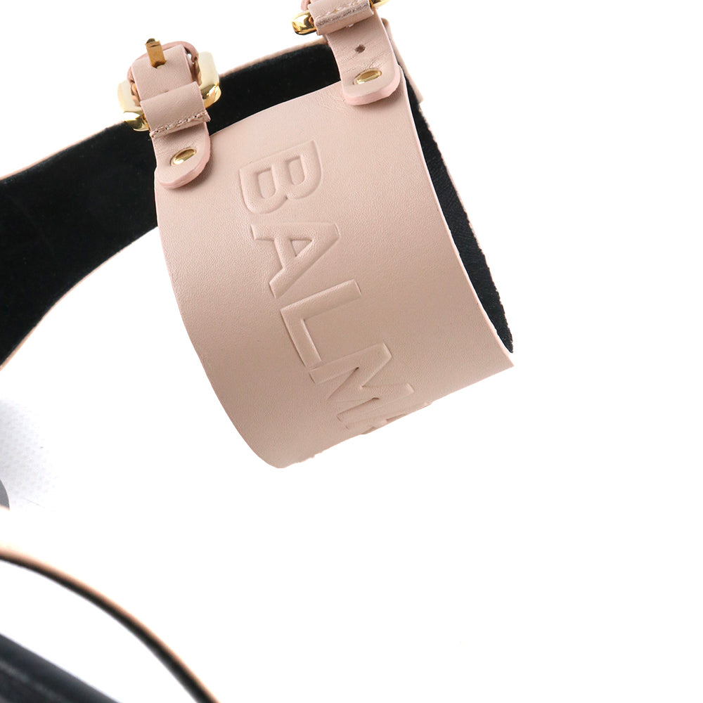 BALMAIN - Escarpins en cuir nude (T38)