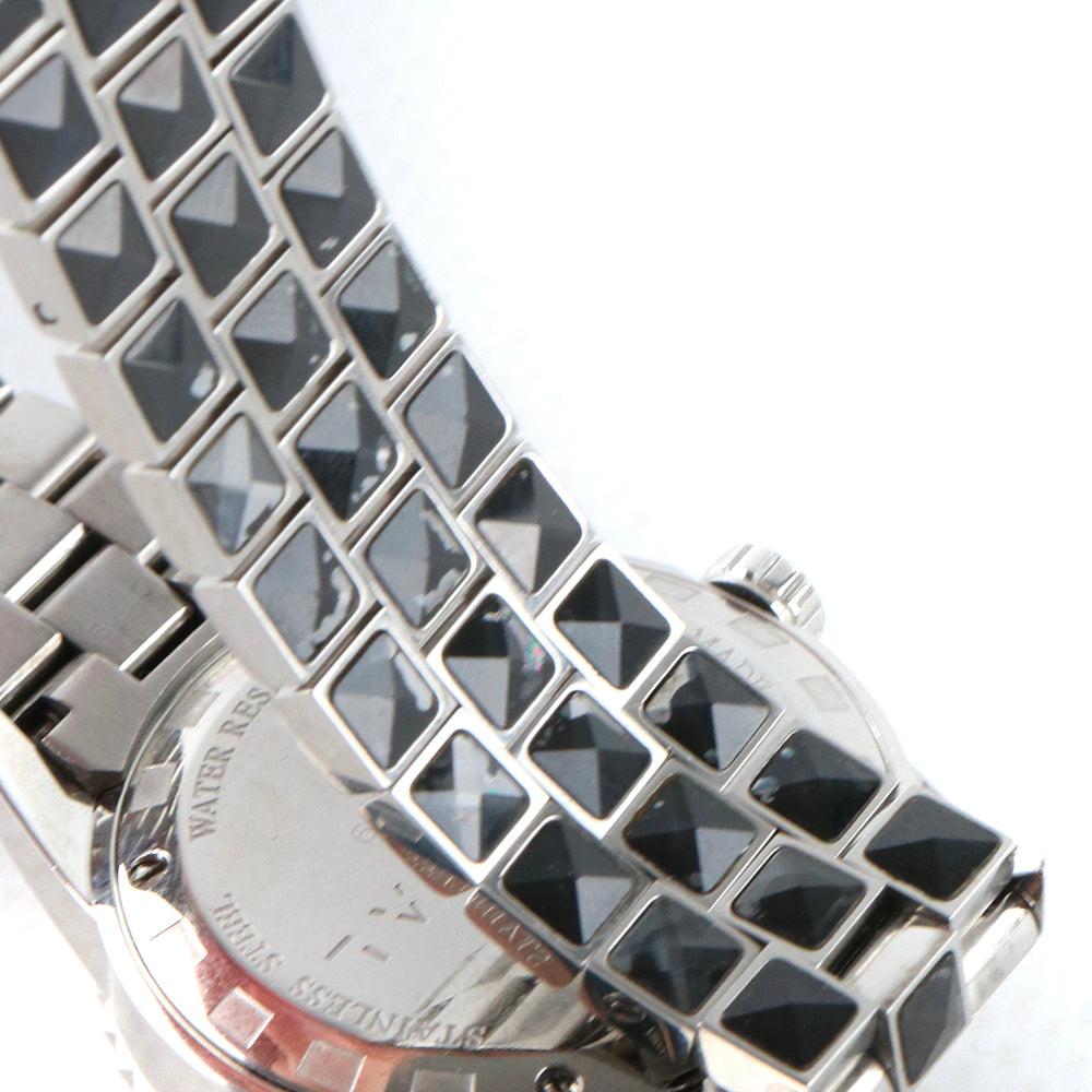 DIOR - Montre Christal en acier et diamants