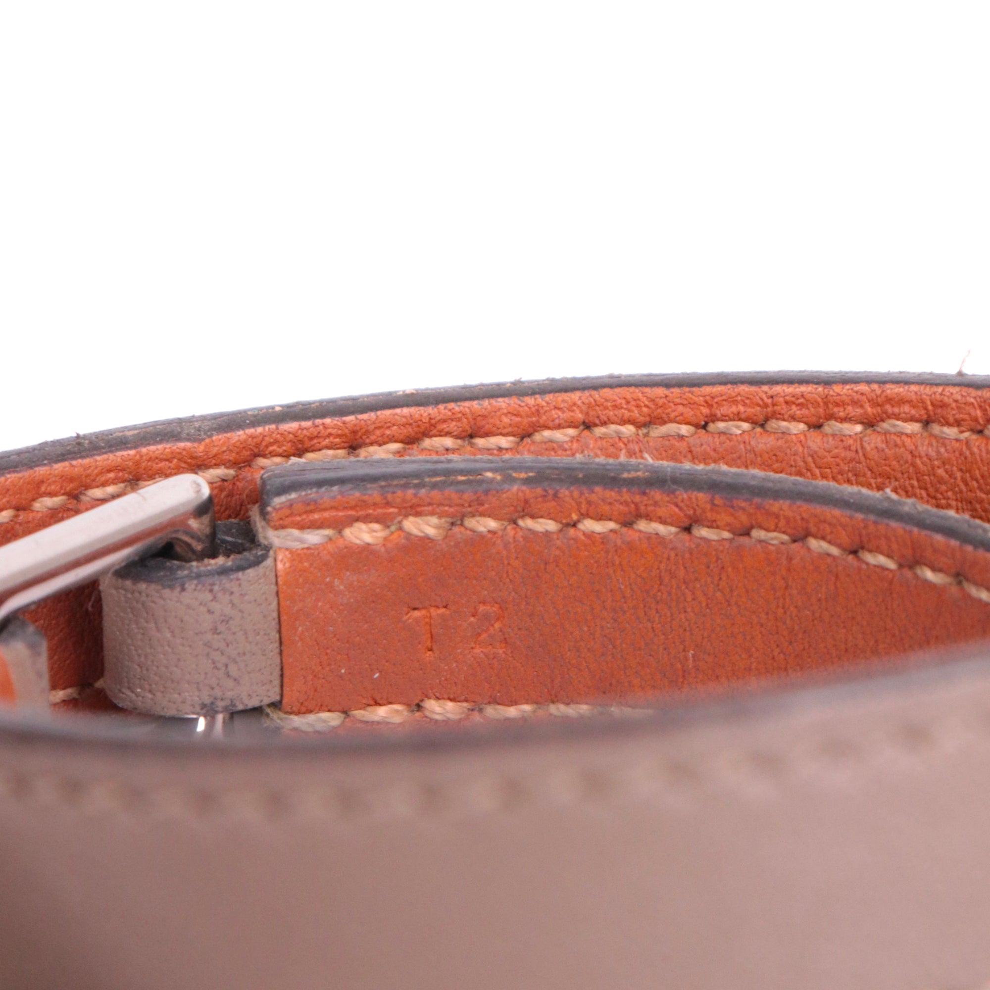 HERMÈS - Orange Clic H bracelet