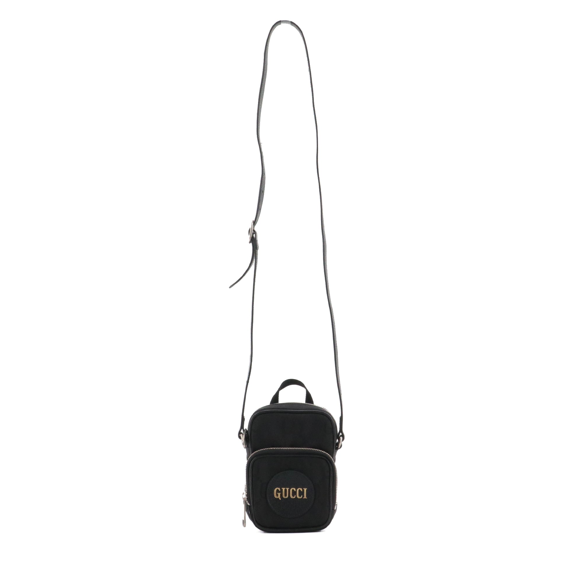 GUCCI - Sac à bandoulière Off The Grid Mini Gucci en cuir toile monogrammée noire