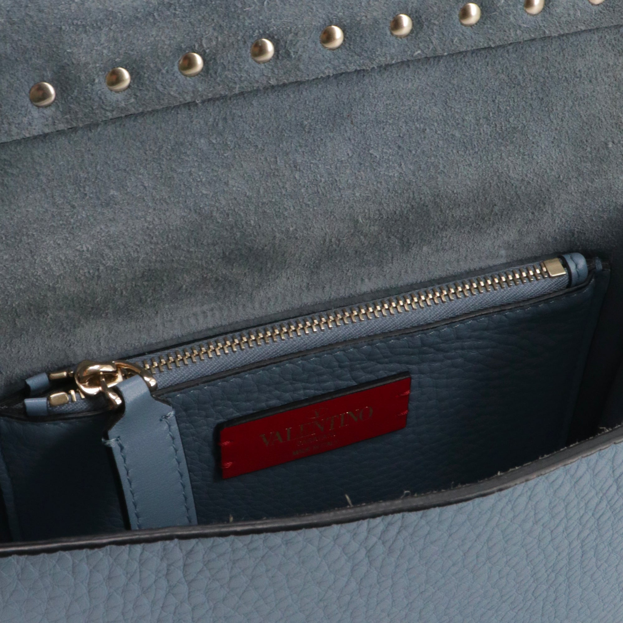 VALENTINO - Rockstud leather tote bag
