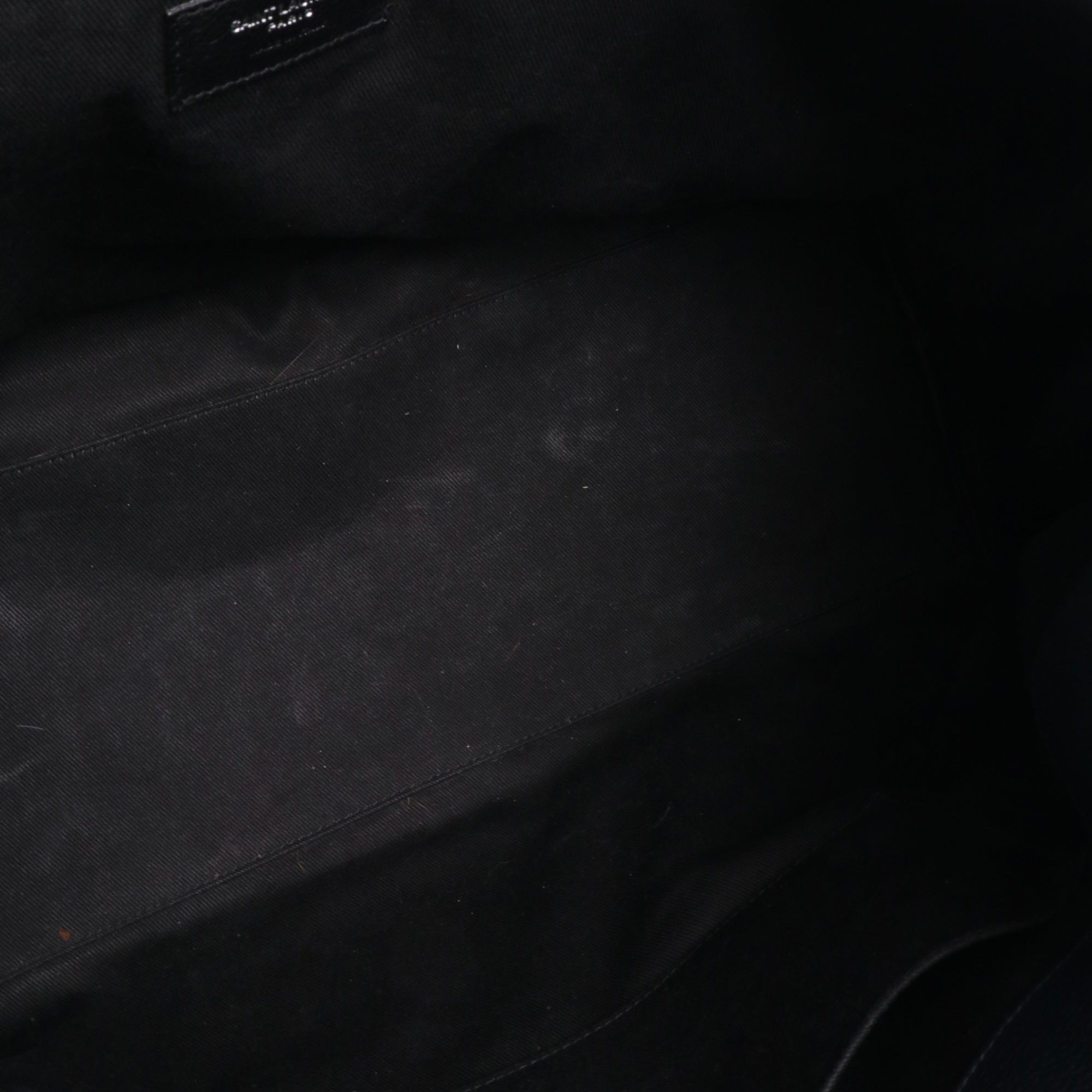 SAINT LAURENT - Nano day bag in gray grained leather