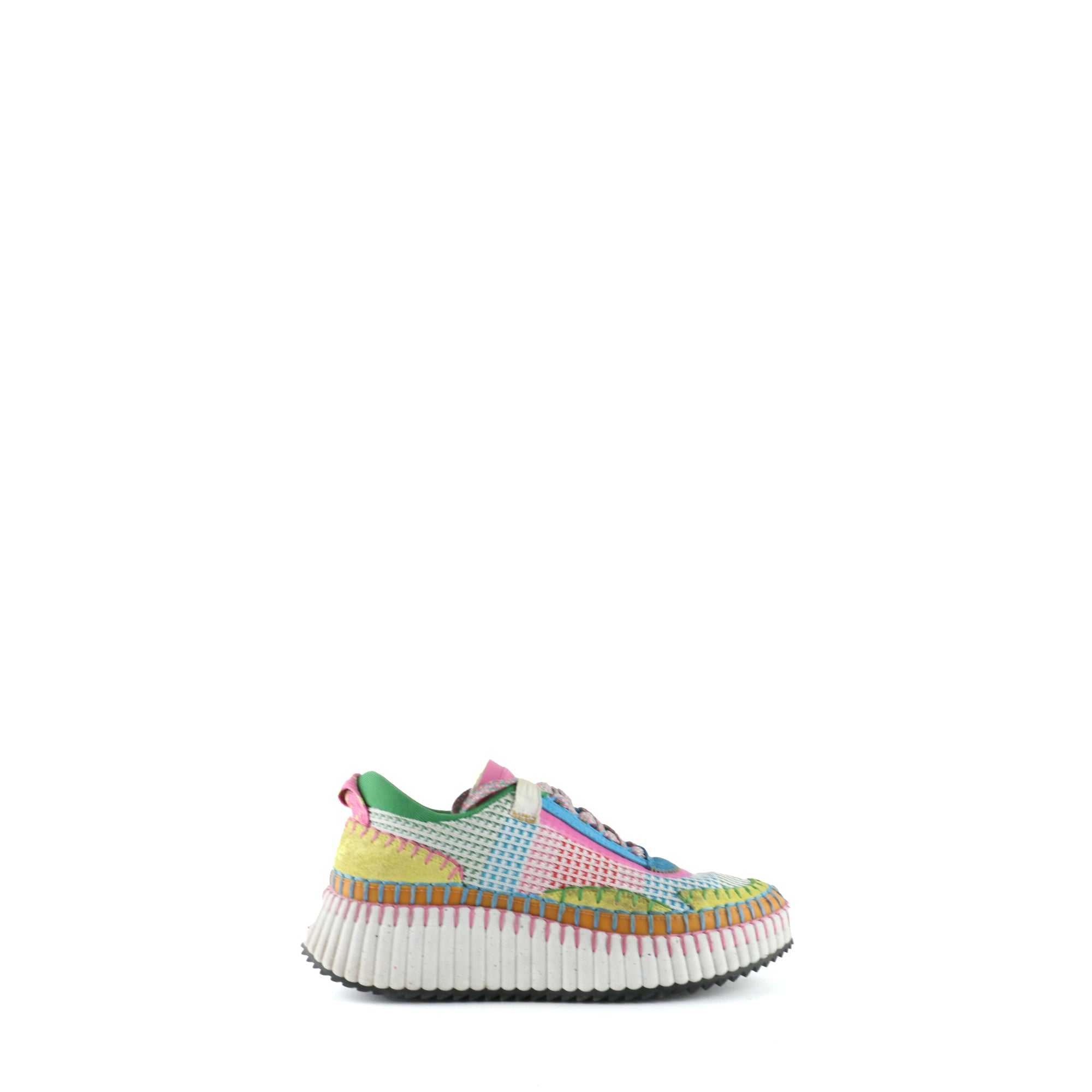 CHLOÉ - Nama sneakers in multicolor canvas (T37)