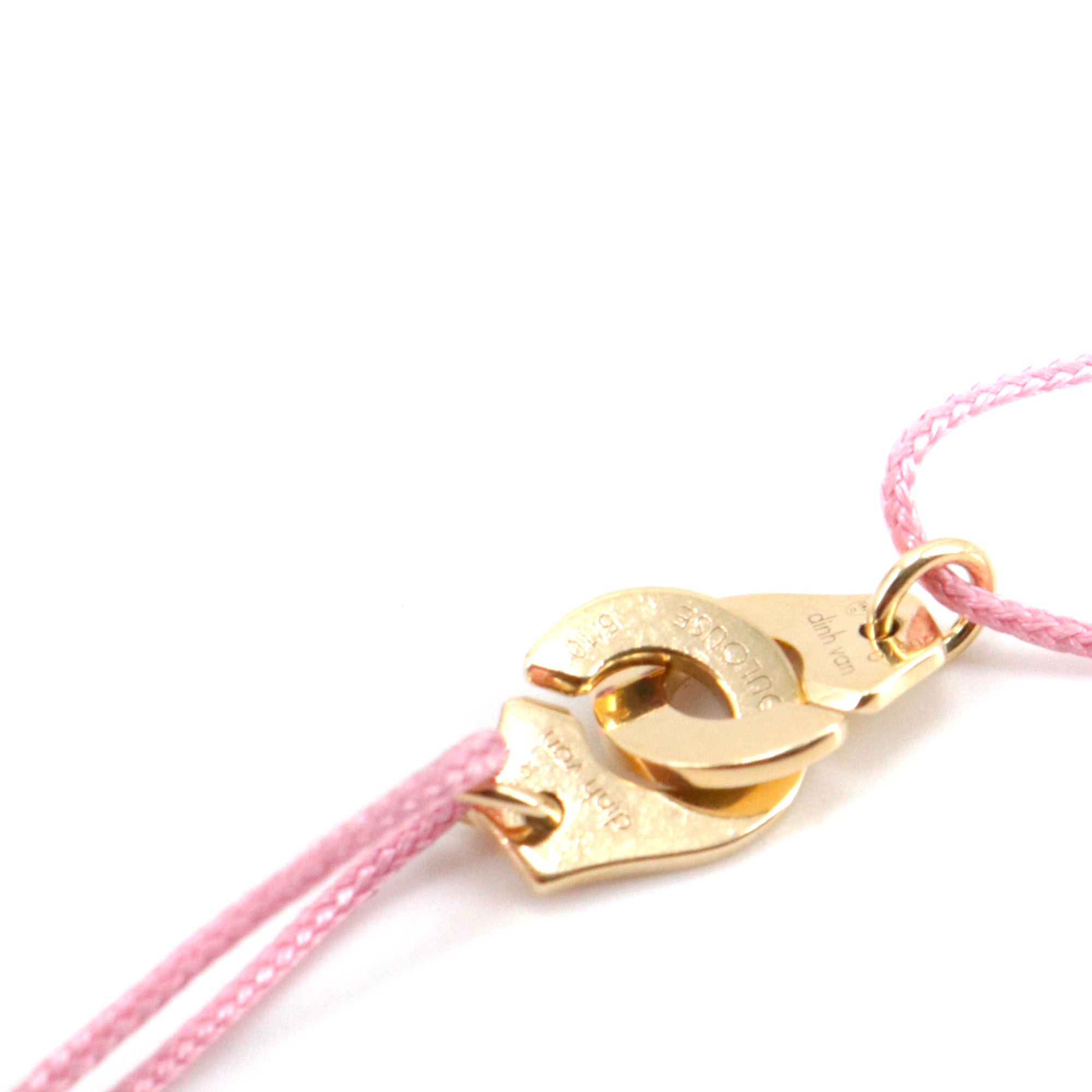 DINH VAN - Bracelet Menottes R8 Dinh Van en or jaune et saphir