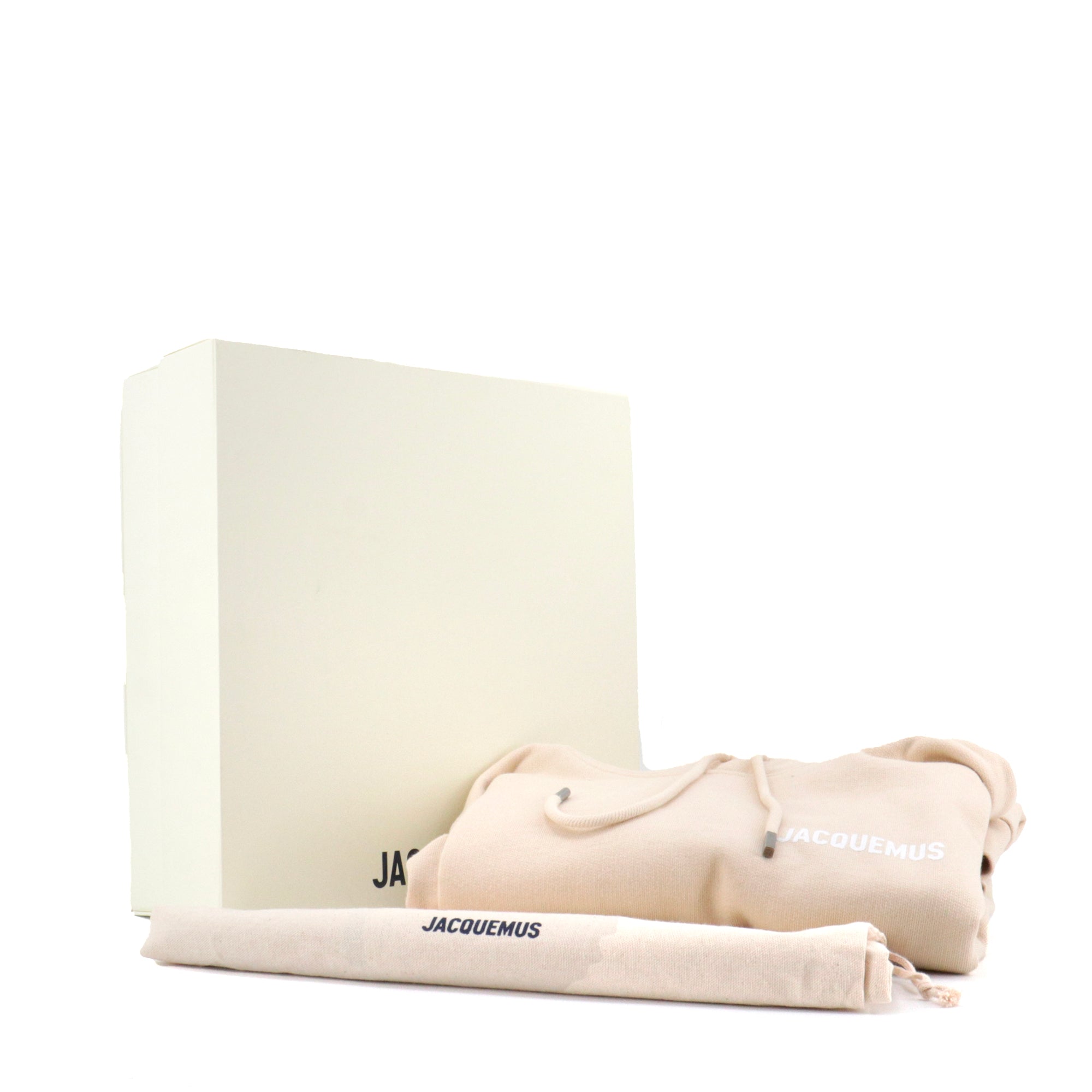 JACQUEMUS - Le Sweatshirt Jacquemus en coton beige (L)