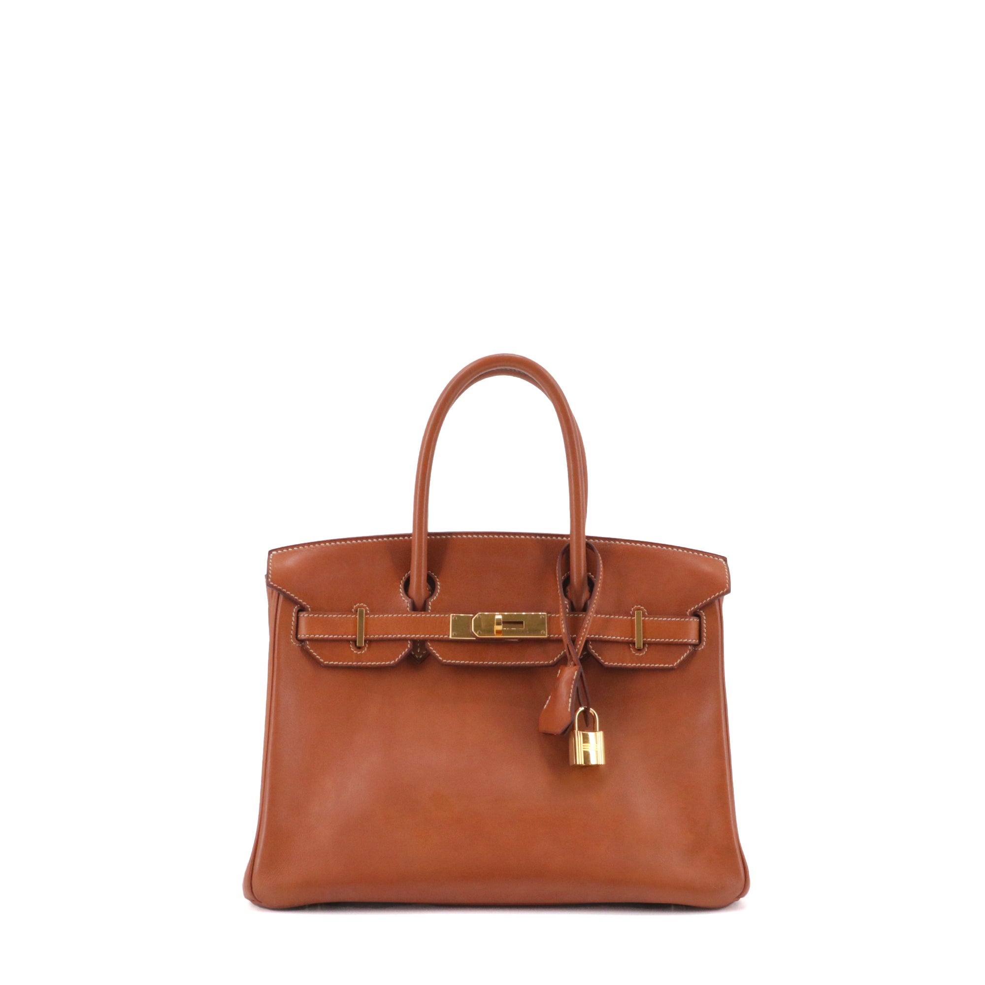 HERMÈS - Birkin 35 handbag in black togo leather 