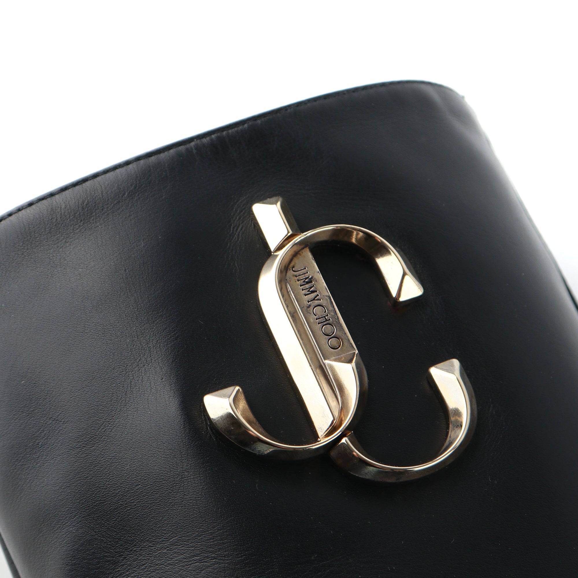 JIMMY CHOO - Mahesa boots in black leather (T35)