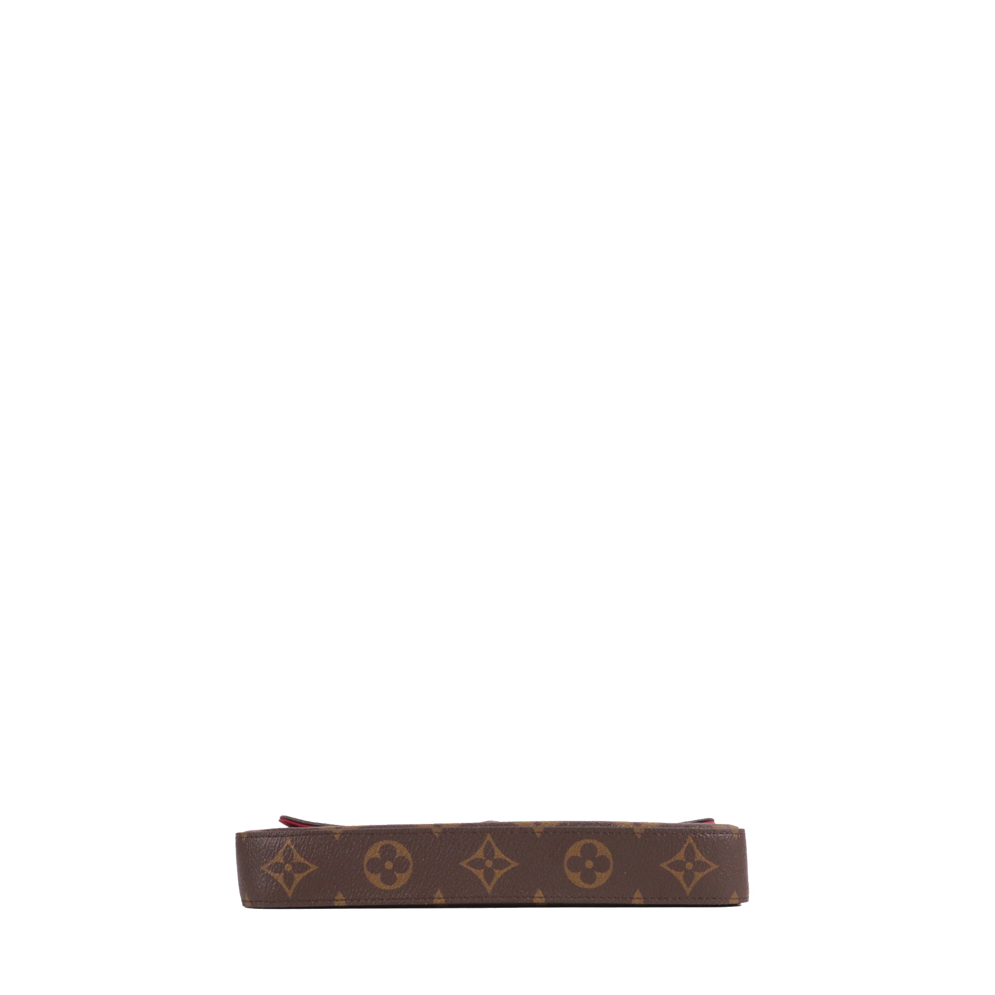 LOUIS VUITTON - Pochette Félicie Louis Vuitton en toile monogrammée marron