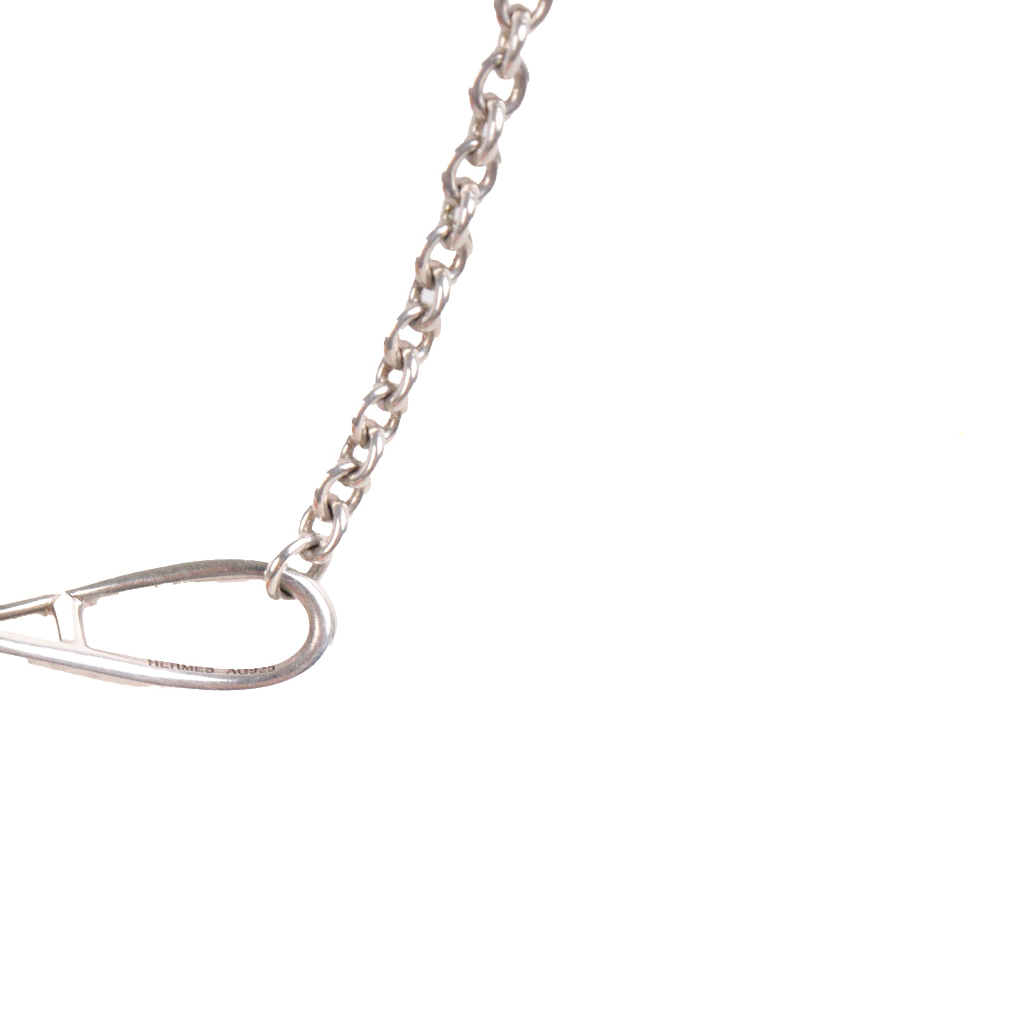 HERMÈS - Sautoir Punk Hermès en argent