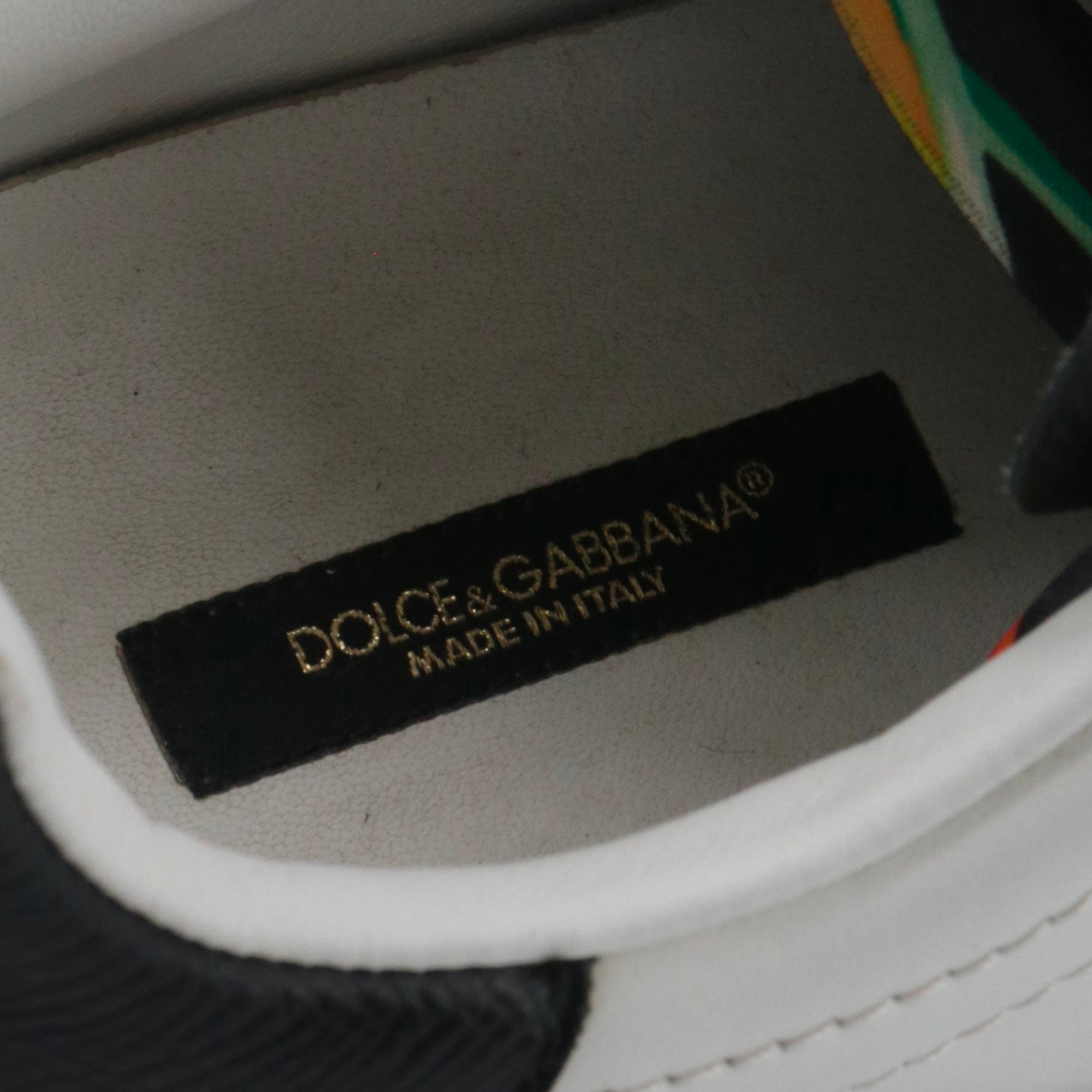 DOLCE &amp; GABBANA - Dolce &amp; Gabbana Portofino sneakers in white leather (T38)