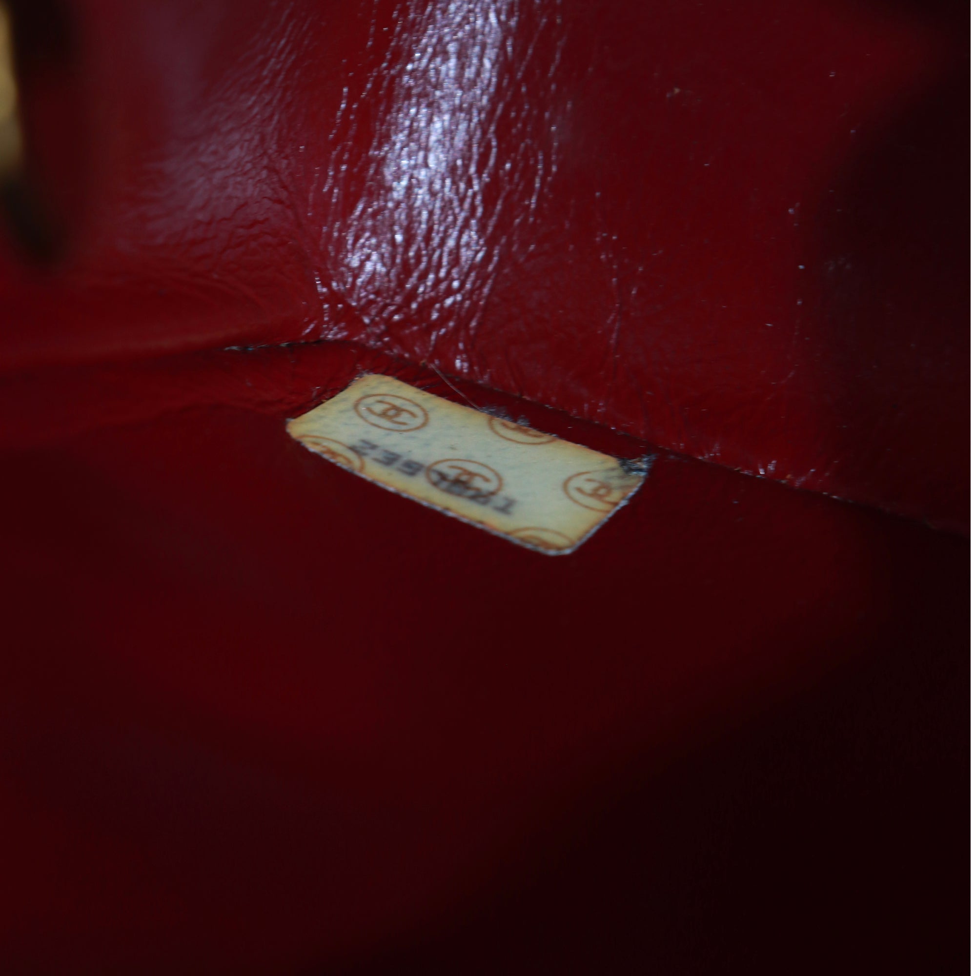 CHANEL - Timeless Mini Square handbag in vintage black leather