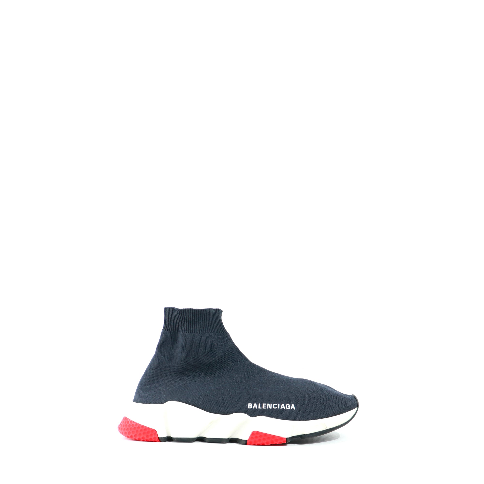 BALENCIAGA - Speed ​​sneakers in navy blue canvas (T40)