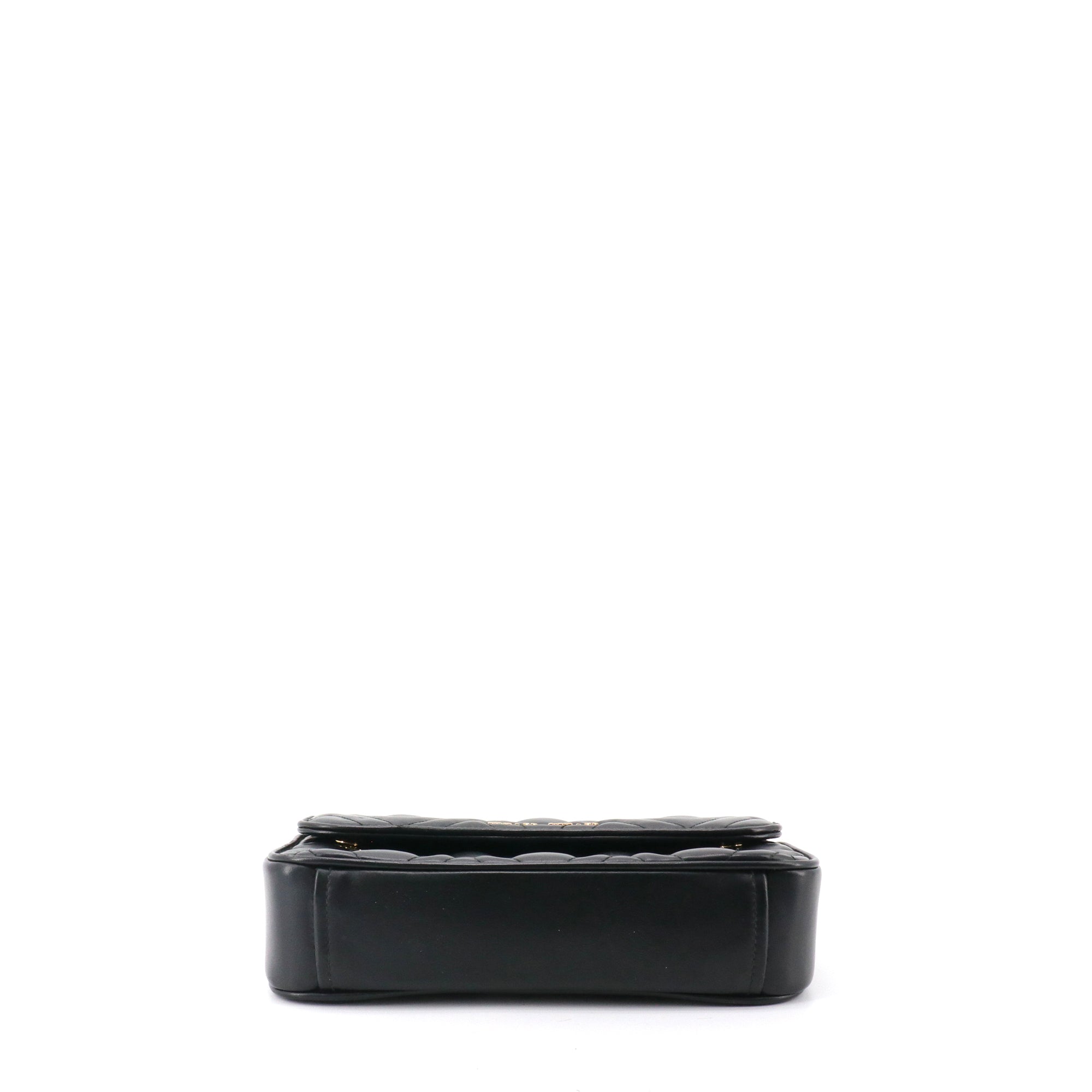 MIU MIU - Miu Miu shoulder bag in black quilted nappa leather