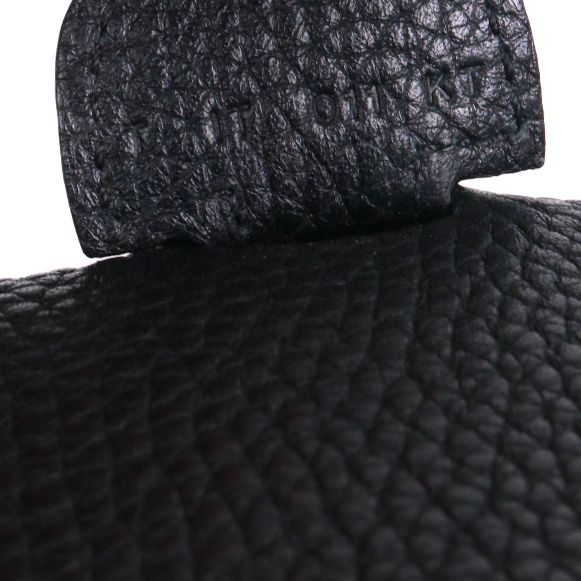 HERMÈS - Sac à bandoulière Evelyne 29 Hermès en cuir Clémence noir