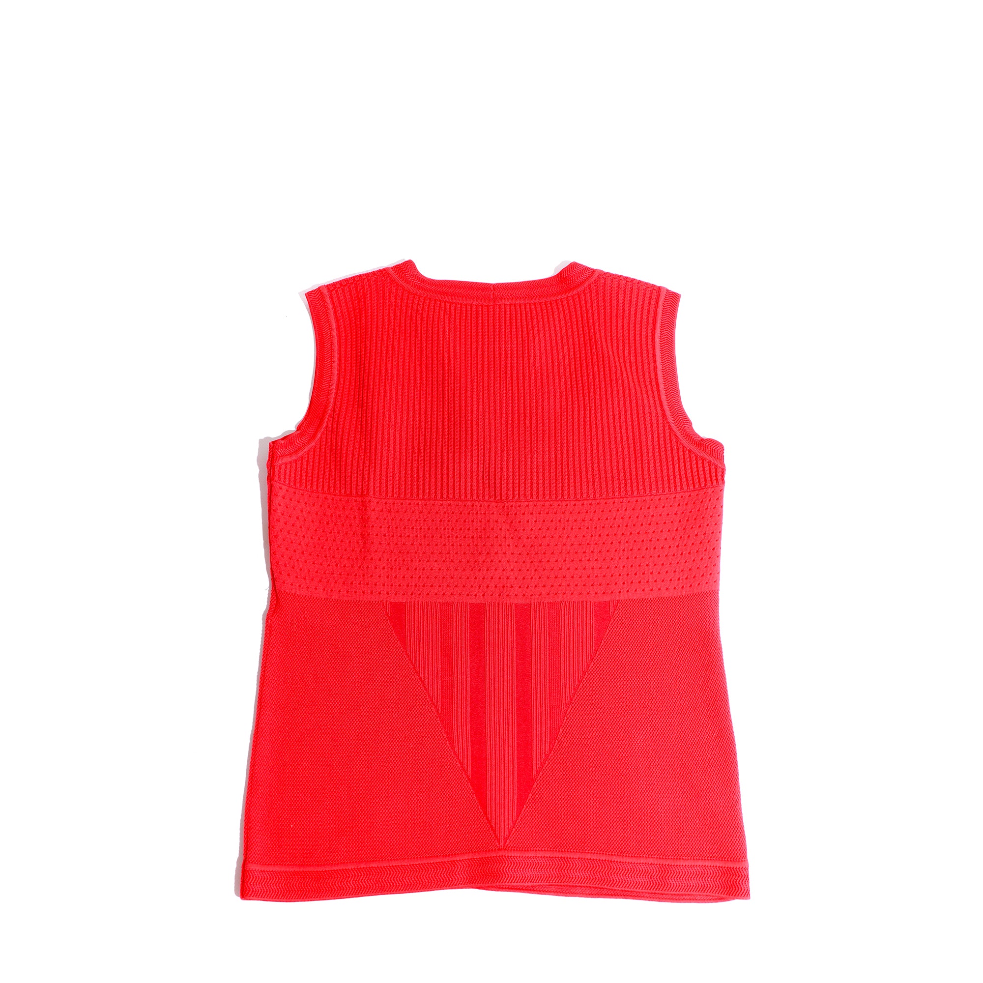 CHANEL - Red cotton tank top (T40)