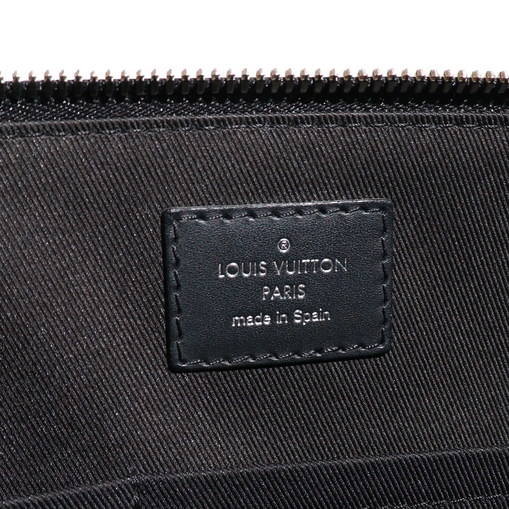 LOUIS VUITTON - Porte documents Jour en toile damier graphite