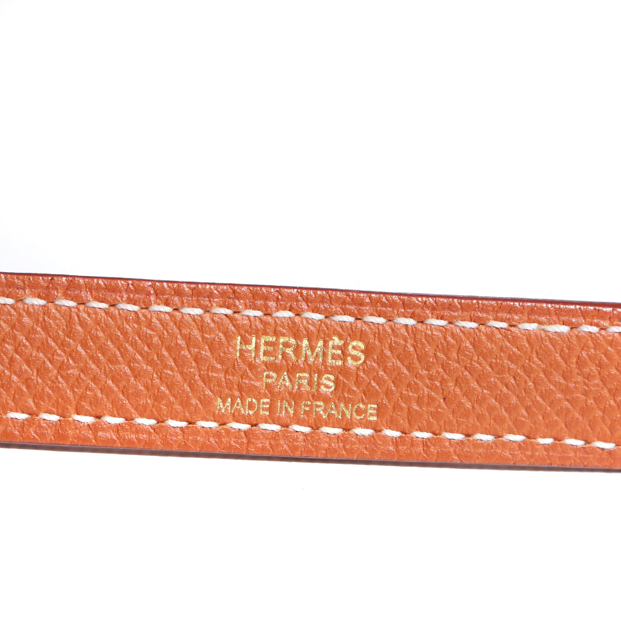 HERMÈS - Sac à main Kelly 32 en cuir epsom gold sellier