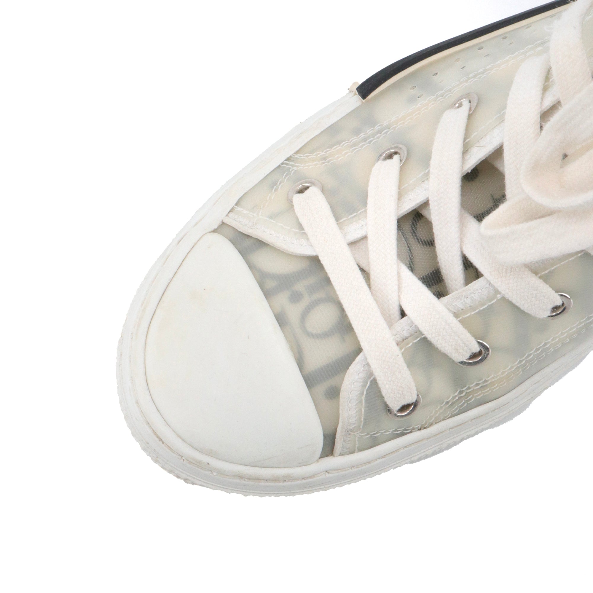 DIOR - Sneakers B23 Dior en toile oblique grise (T38.5)