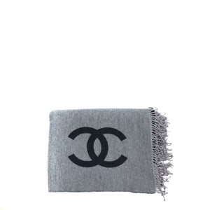 CHANEL - Plaid en laine et cachemire