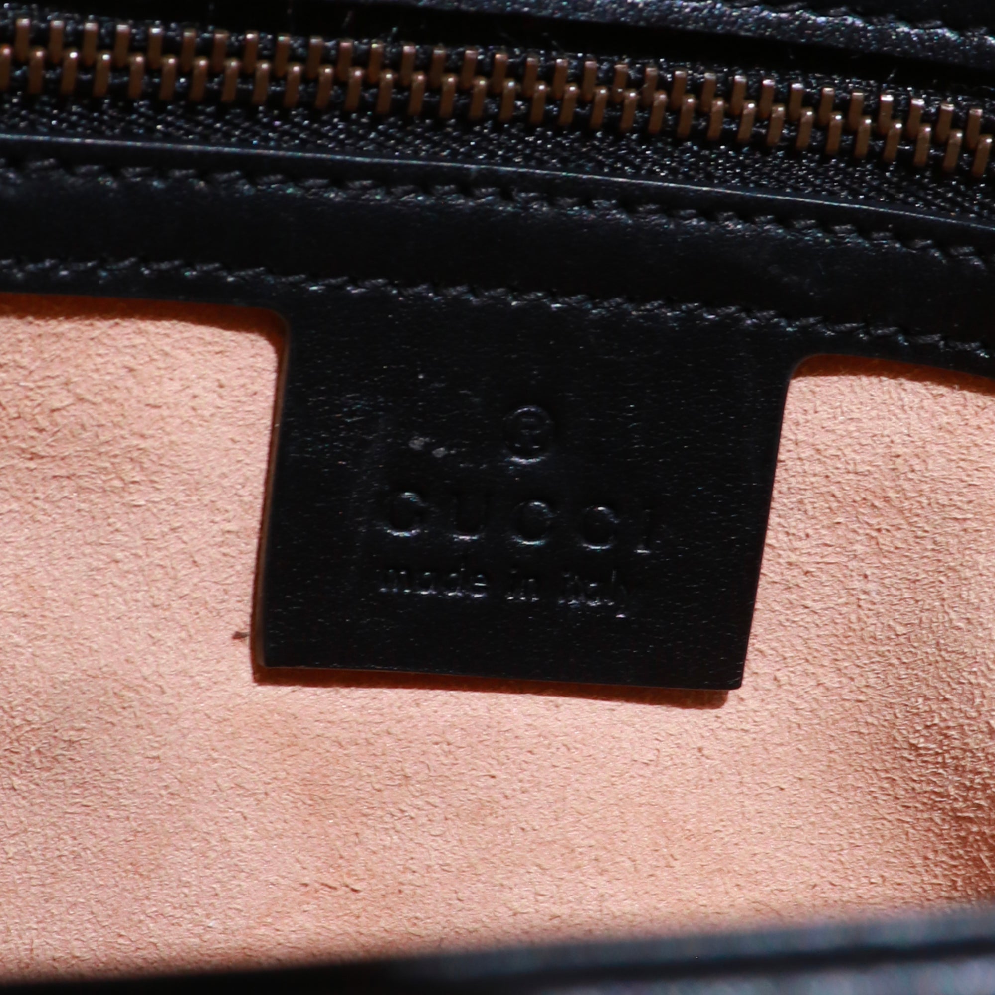 GUCCI - Sac à épaule GG Marmont Petite Taille en cuir noir