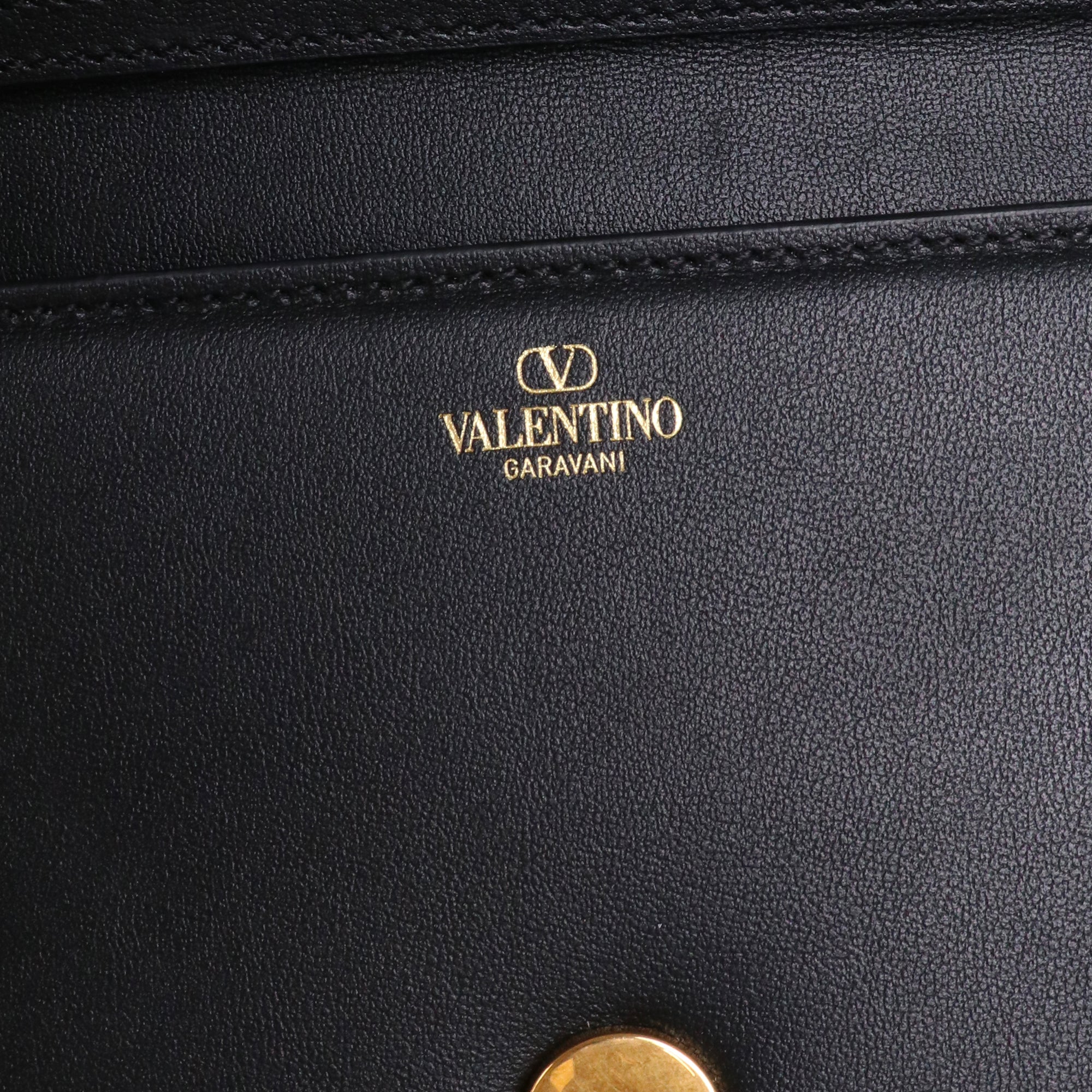 VALENTINO - Rockstud leather tote bag