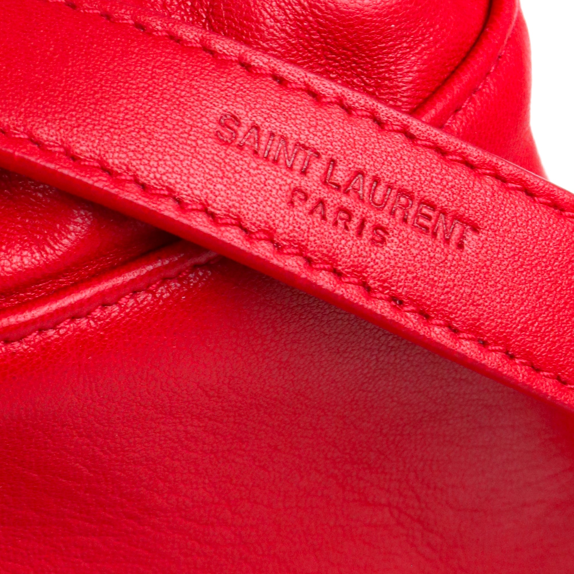SAINT LAURENT - Teddy model bucket bag 