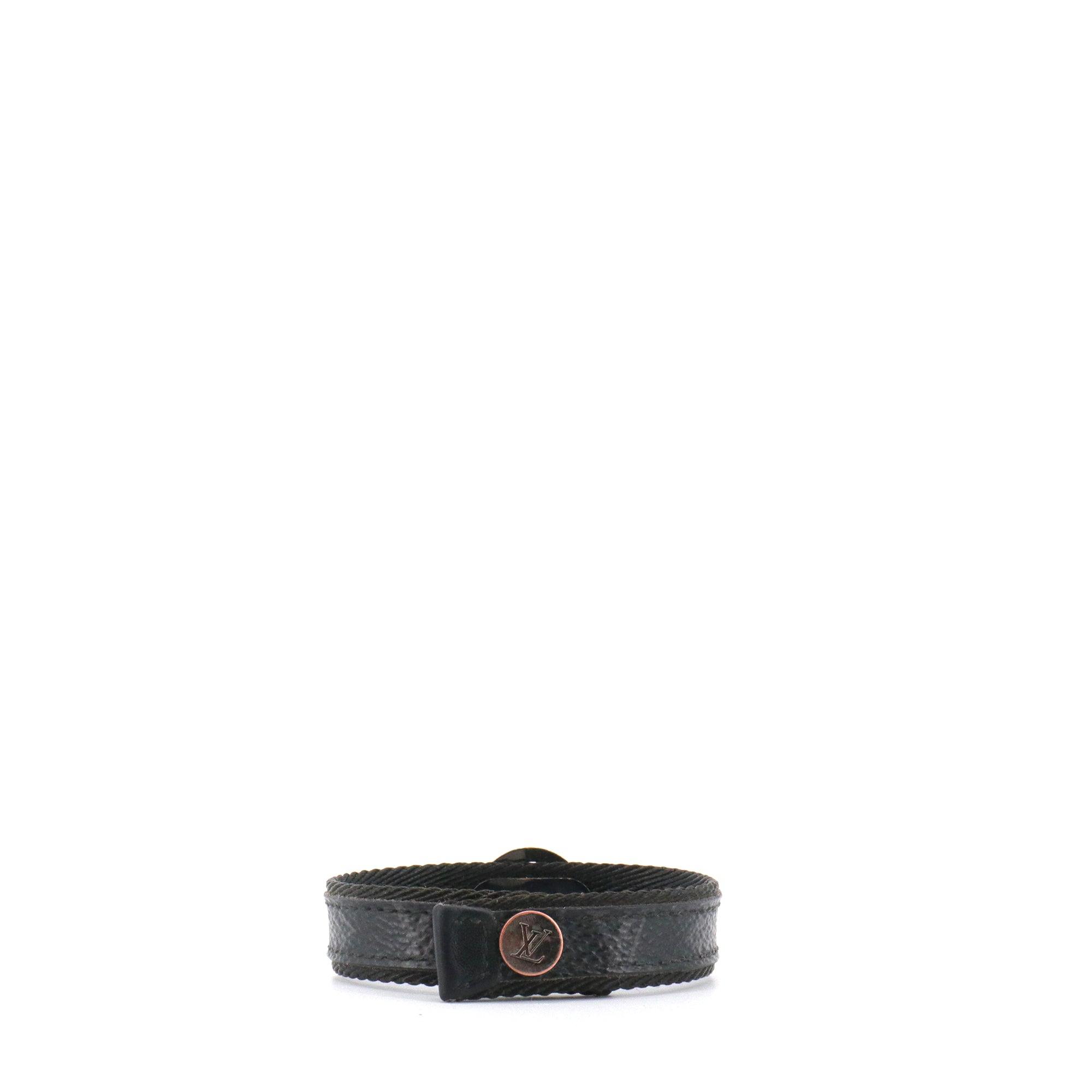 LOUIS VUITTON - Bracelet LV Circle Louis Vuitton en toile monogrammée éclipse