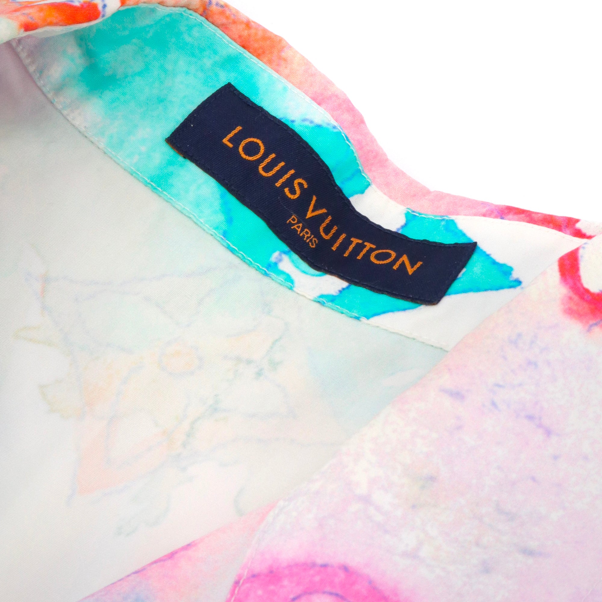 LOUIS VUITTON - Chemise Monogram Aquarelle Louis Vuitton en coton multicolore (M)