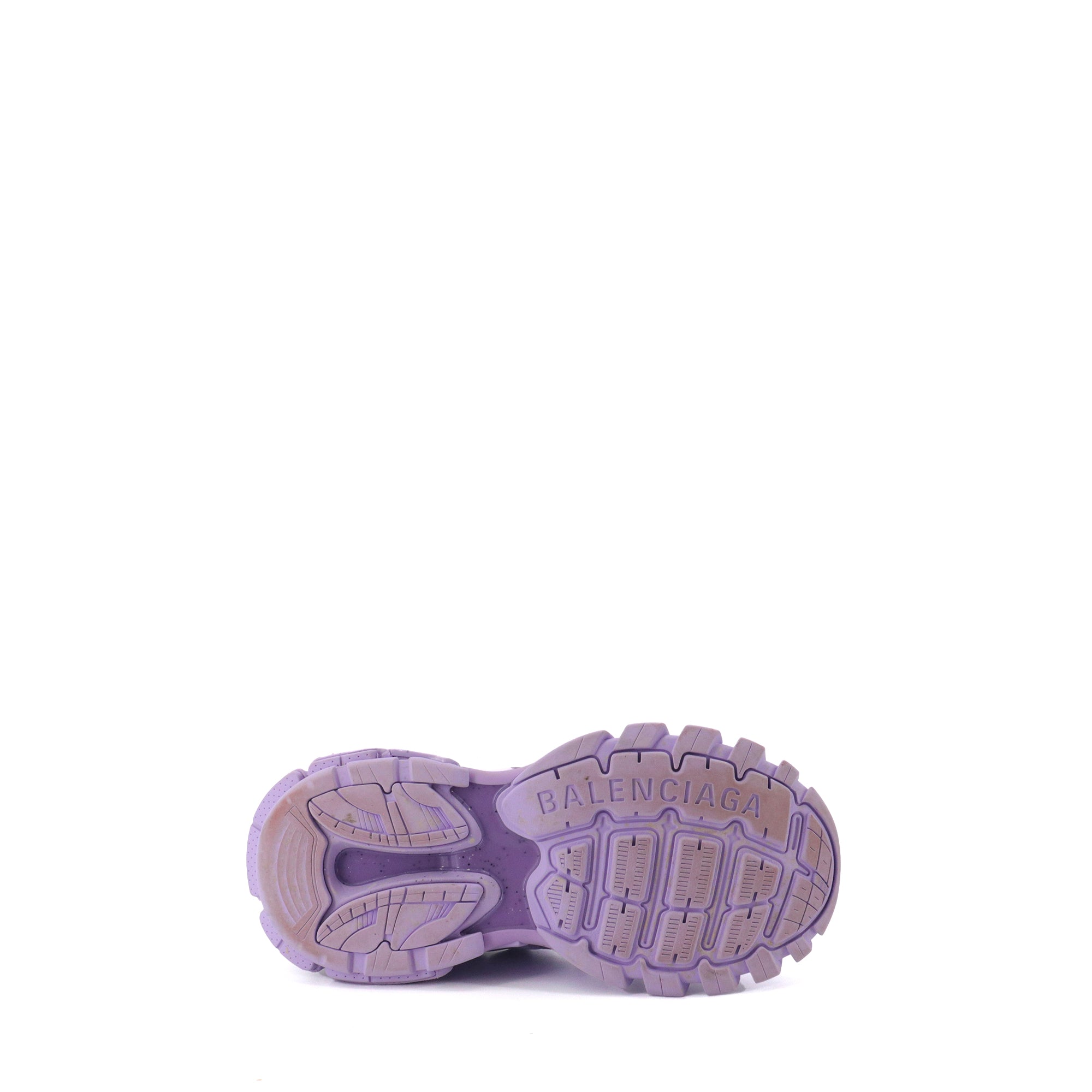 BALENCIAGA - Balenciaga Track sneakers in purple leather (T40)