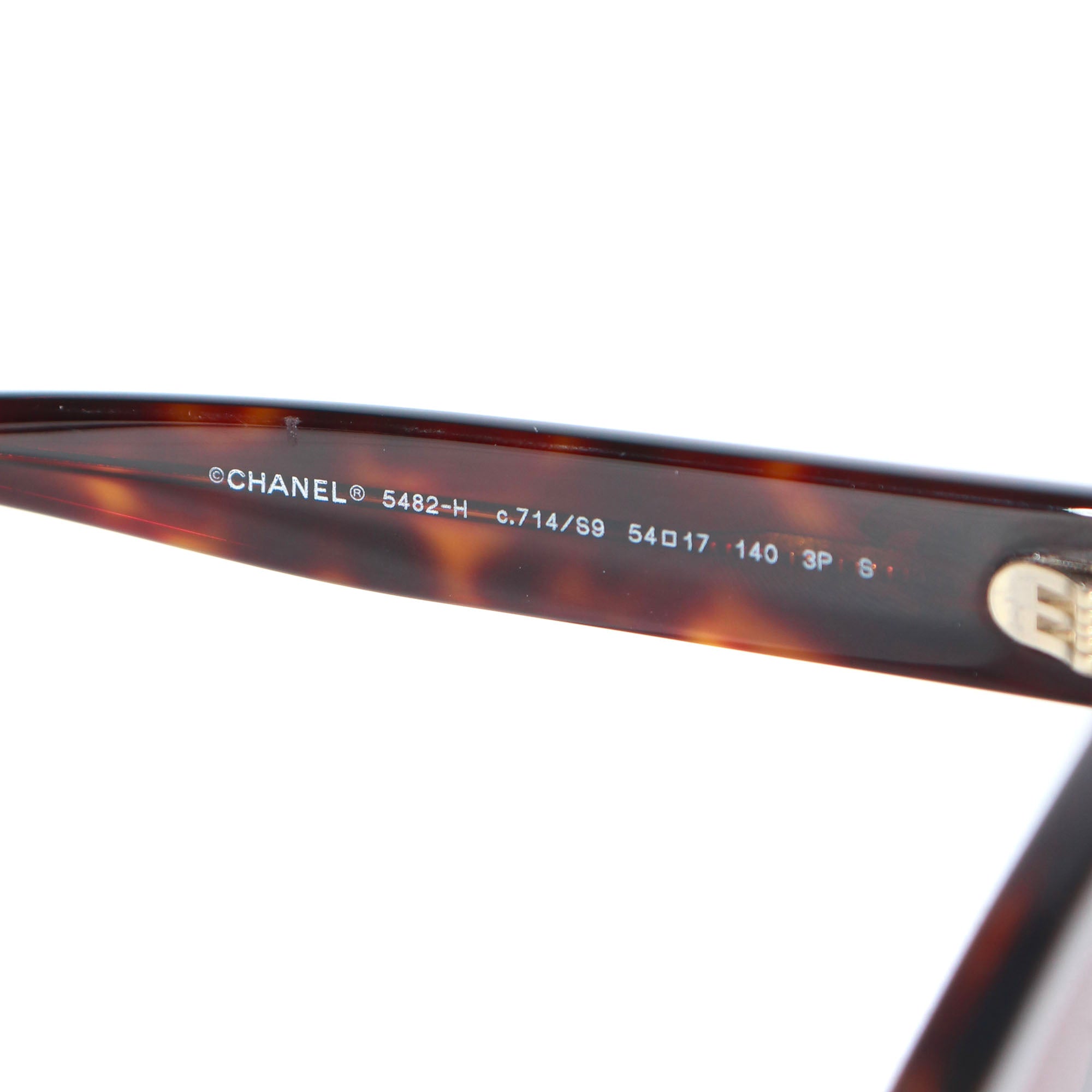 CHANEL - CC sunglasses with tortoiseshell pattern 