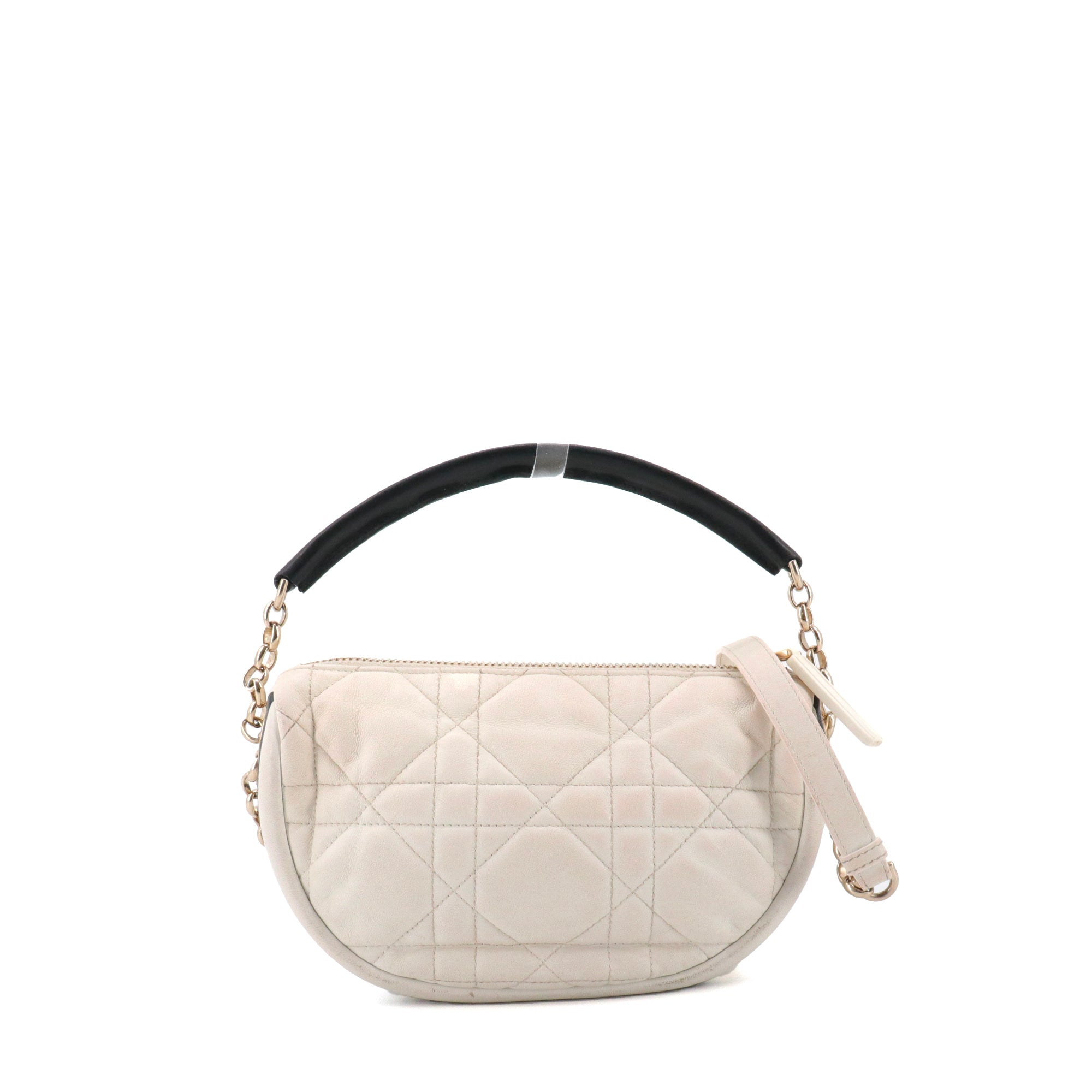DIOR - Vibe Hobo Dior shoulder bag in white cannage leather