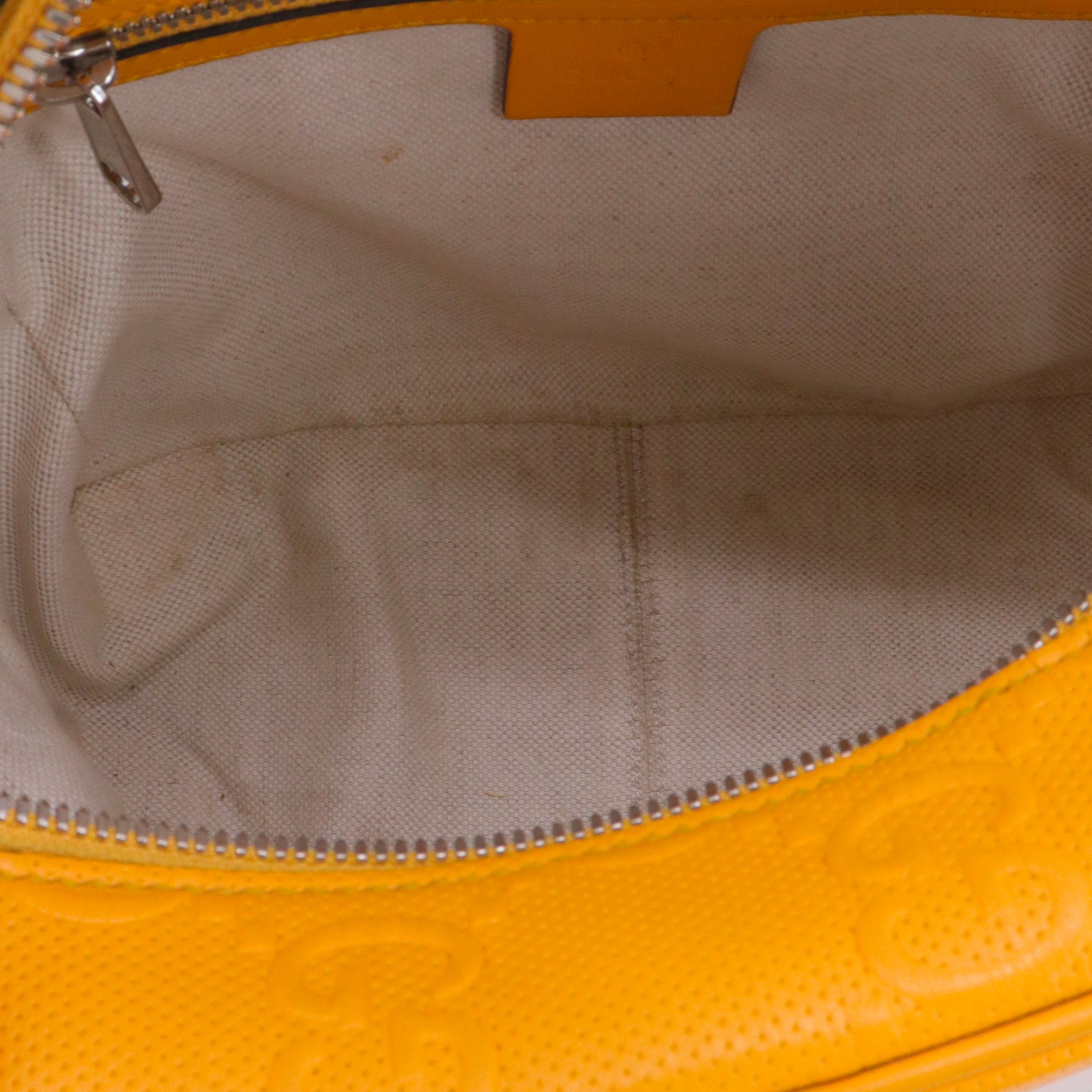 GUCCI - Gucci Malle shoulder bag in yellow perforated leather