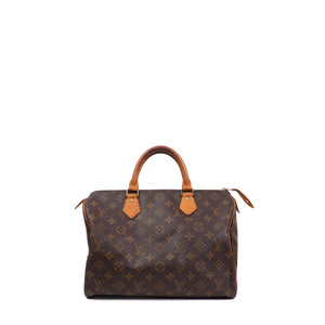 LOUIS VUITTON - Louis Vuitton Speedy 35 shoulder bag in Damier Ébène canvas